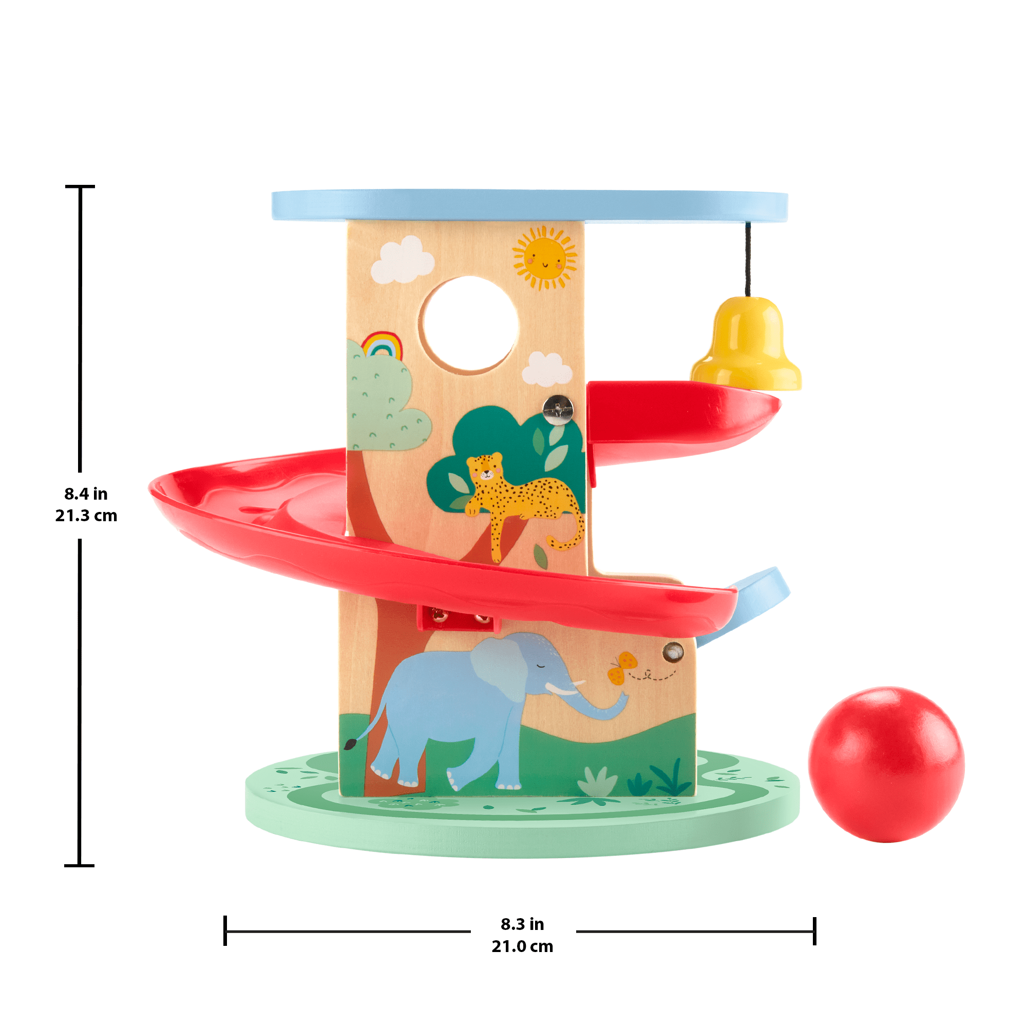 Fisher-Price Wooden Treehouse Ball Run Baby & Toddler Toy. 2 Wood Pieces - Image 6