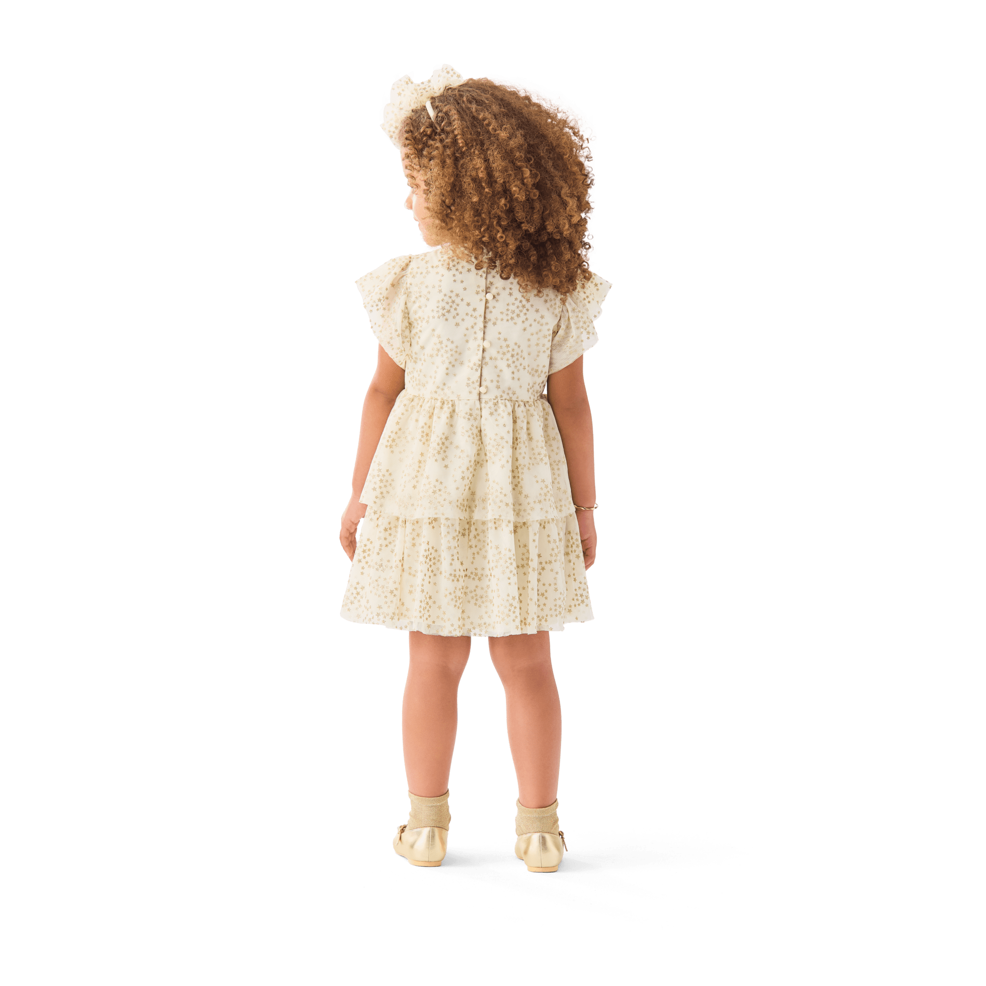 American Girl® x Janie and Jack Sparkly Cream Celebration Dress for Little Girls & Girls - Image 15