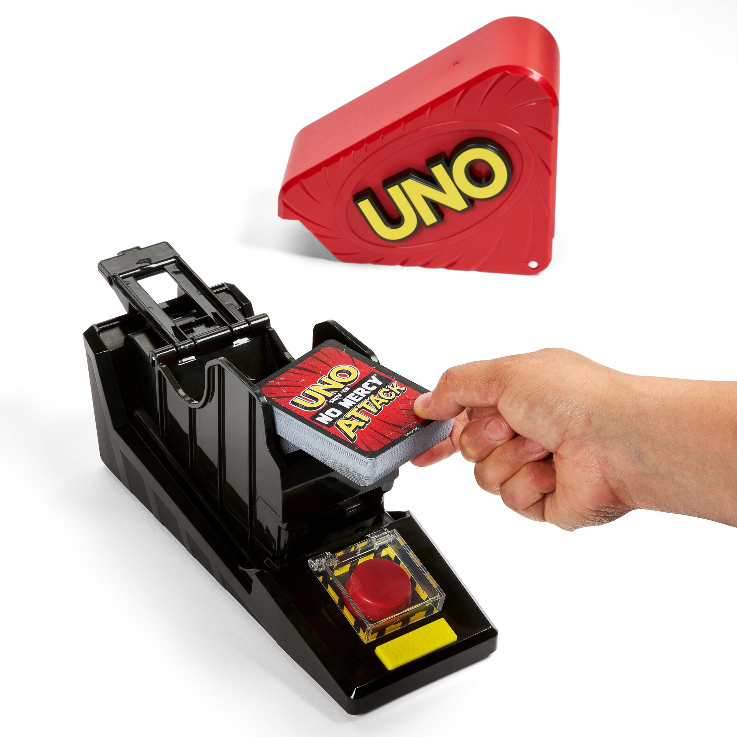 UNO Show 'Em No Mercy Attack Card Game With Card Launcher For Kids. Fans. Adults & Family Night - Image 4