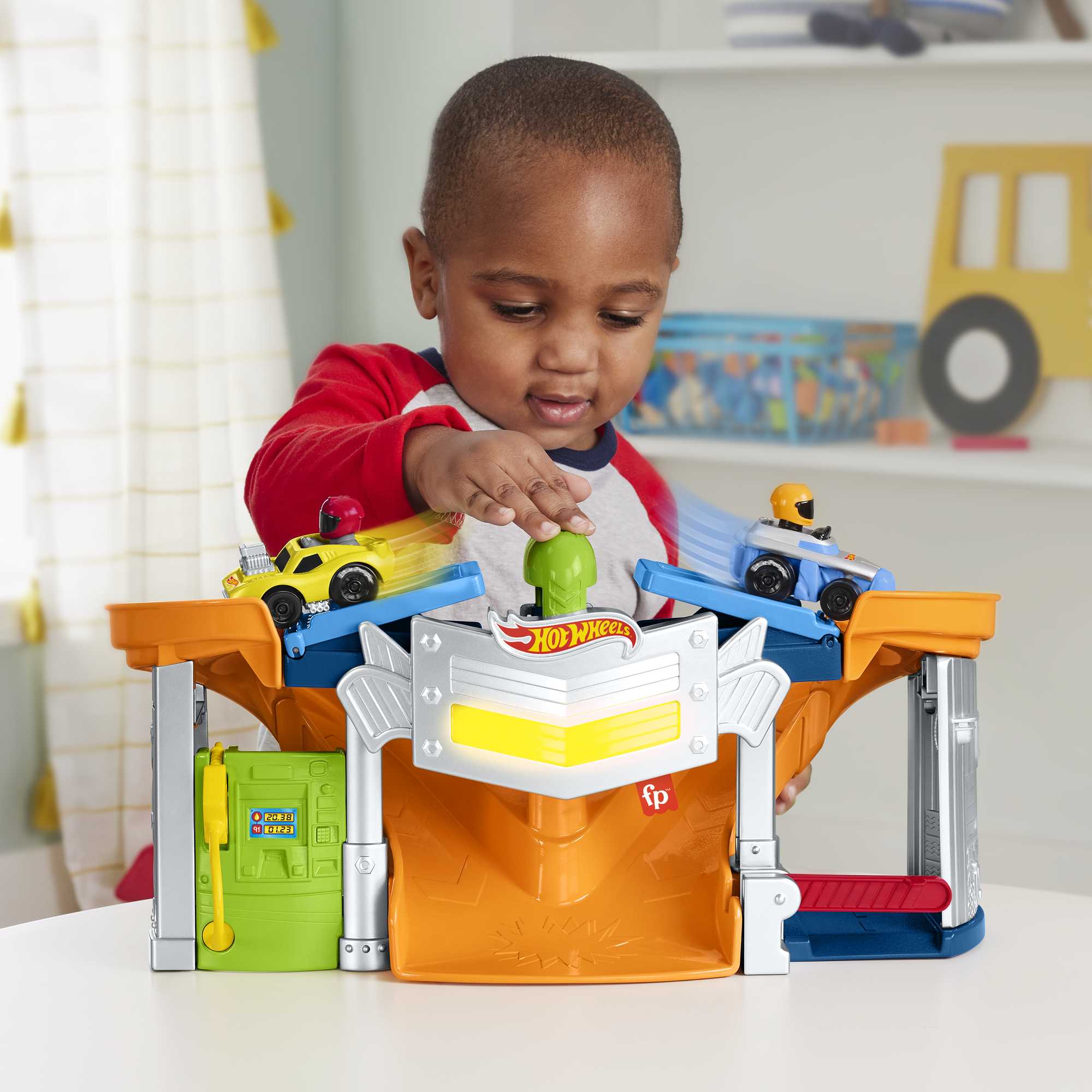 Fisher-Price HW Little People Coffret Piste Course à Emporter - Image 3