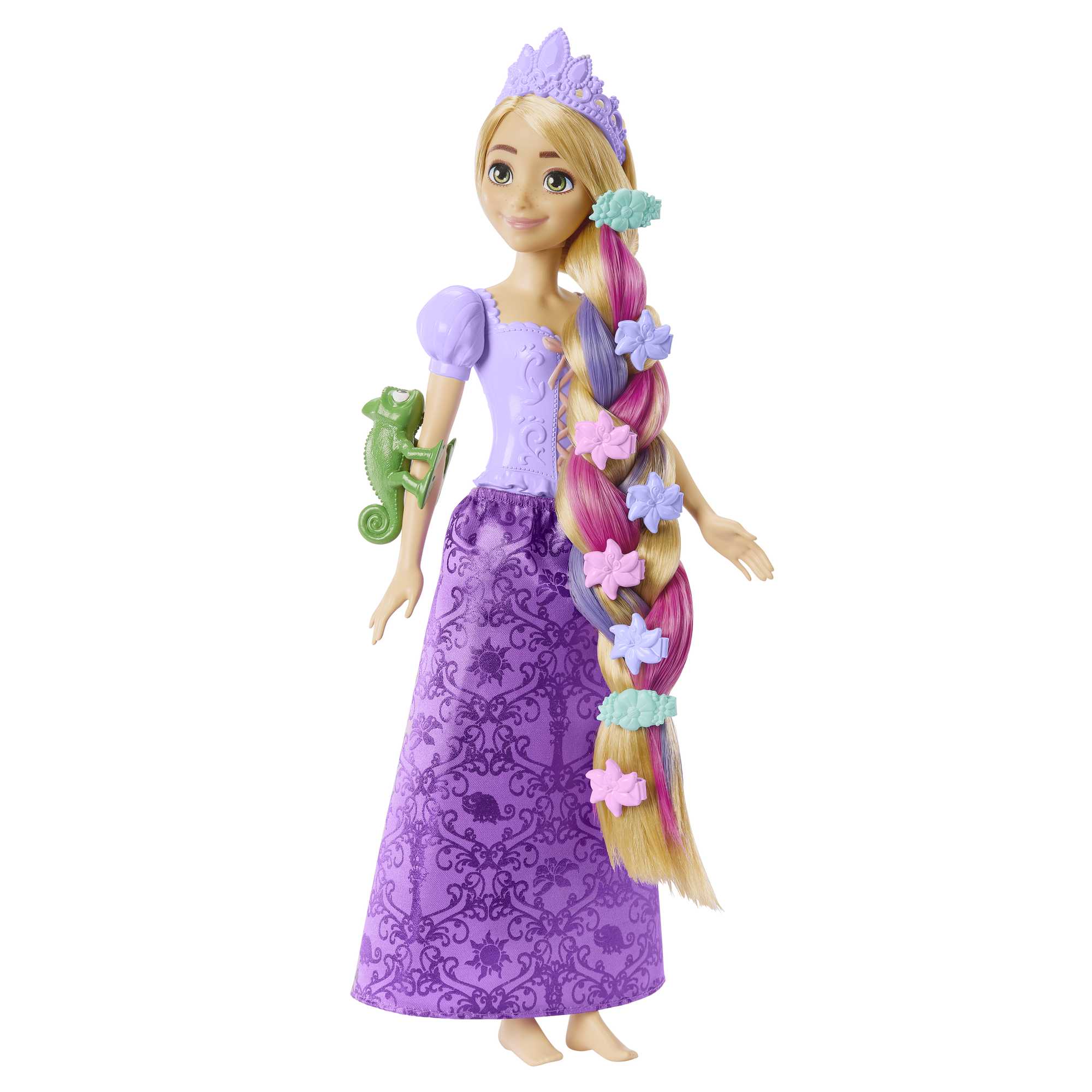 Disney-Princesses Disney-Poupée Raiponce Chevelure Conte de Fées - Image 6