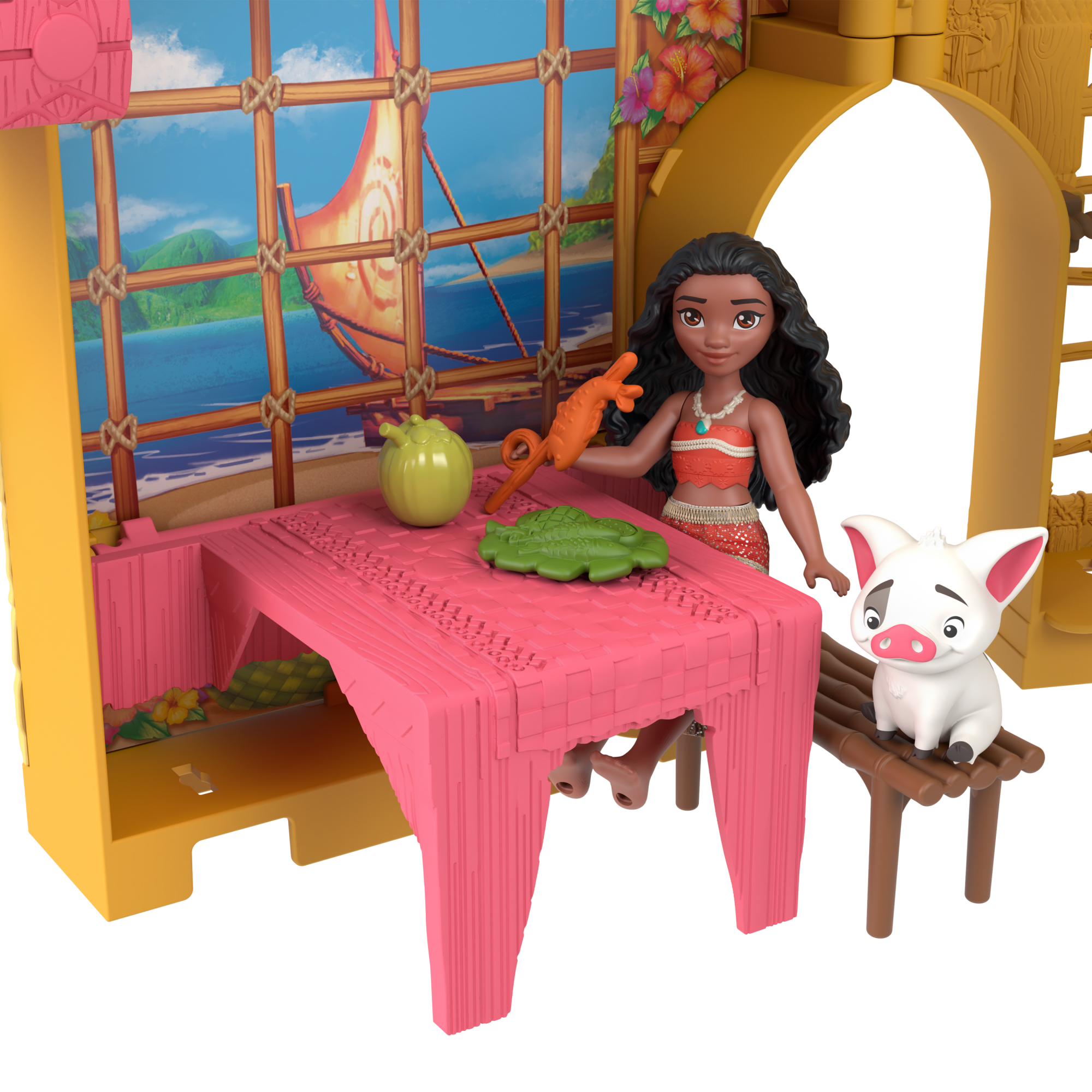 Disney Princesa Casa de Muñecas Castilo de Moana Apilable - Image 4