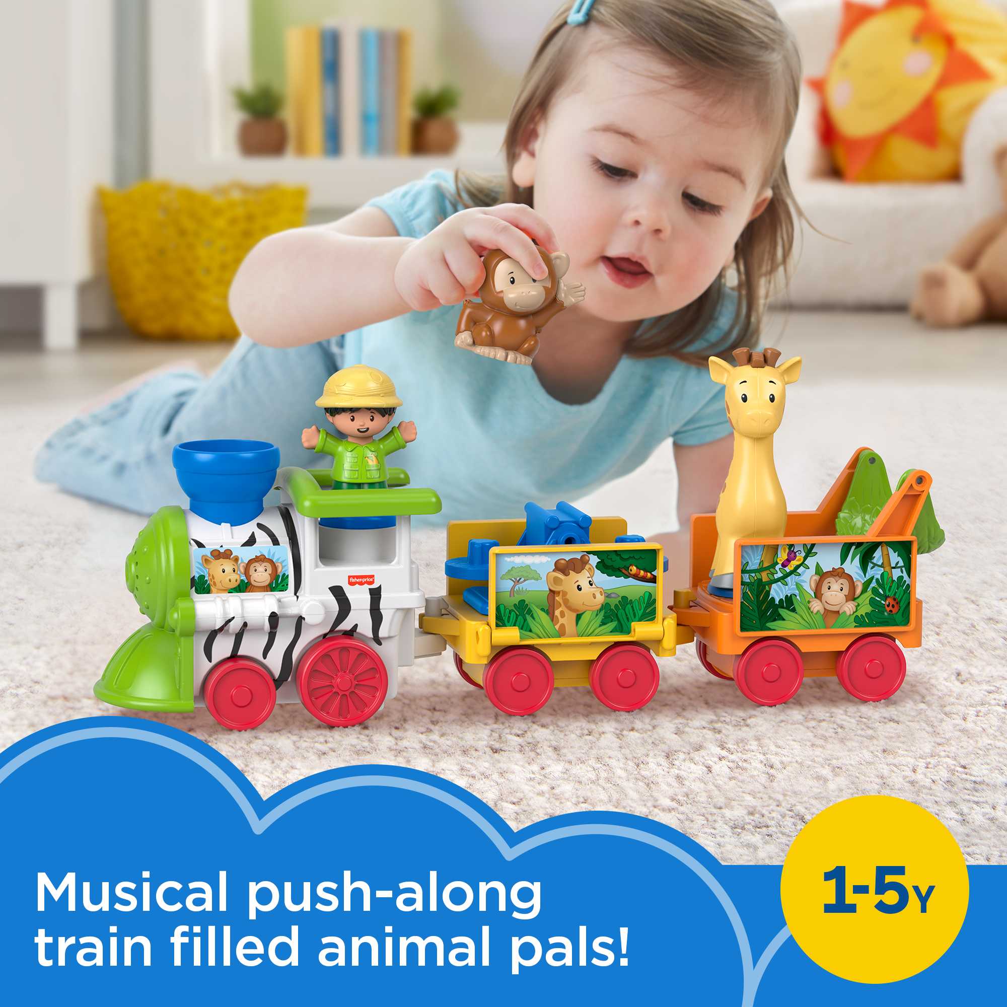 Fisher-Price Little People Musical Zoo Train - Image 2