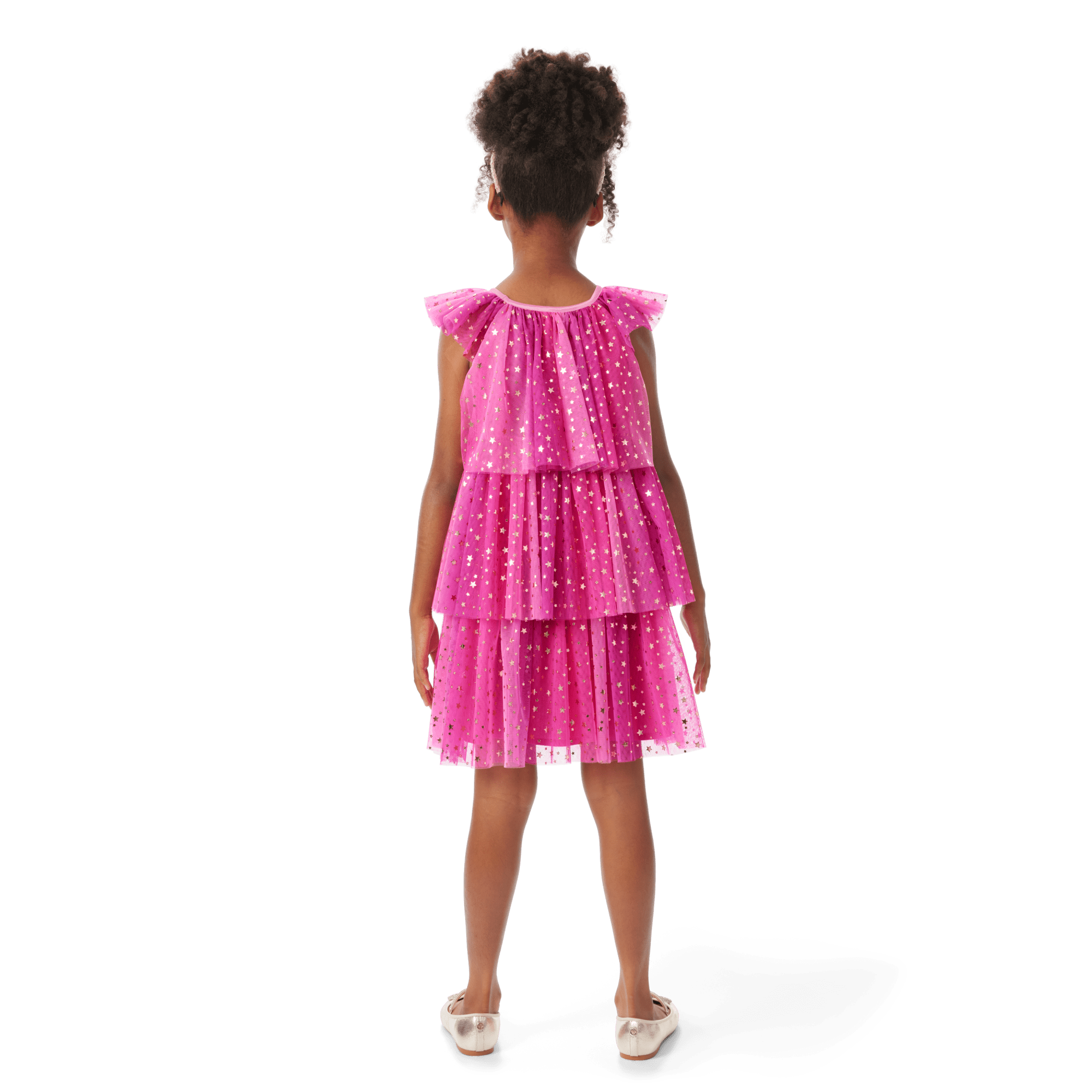 Pink Party-Ready Dresses for Girls & 18-inch Dolls - Image 12