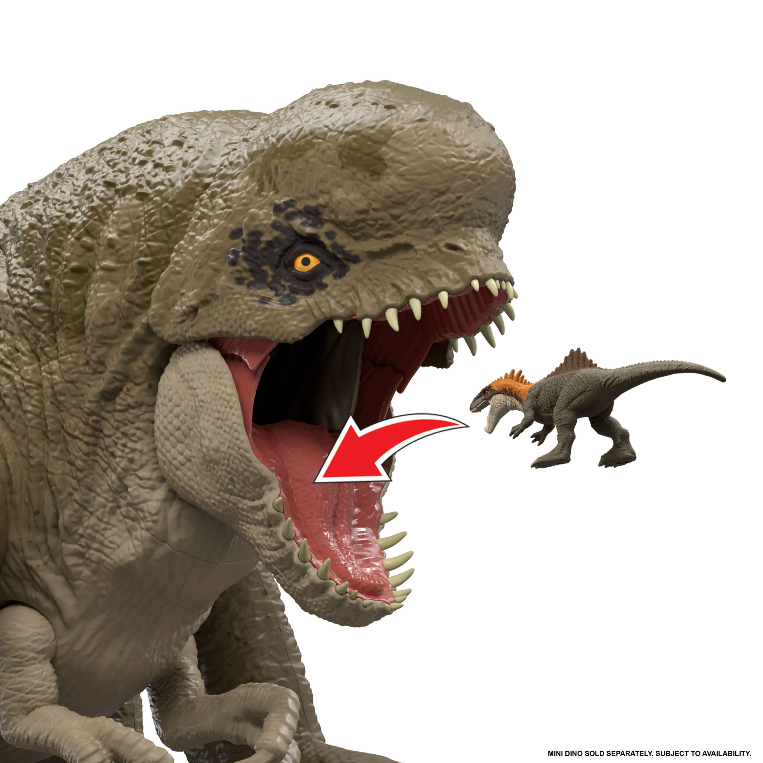 Jurassic World Rebirth Super Colossal Distortus Rex Dinosaur Figure. 31 Inch. Swallows Minis - Image 3
