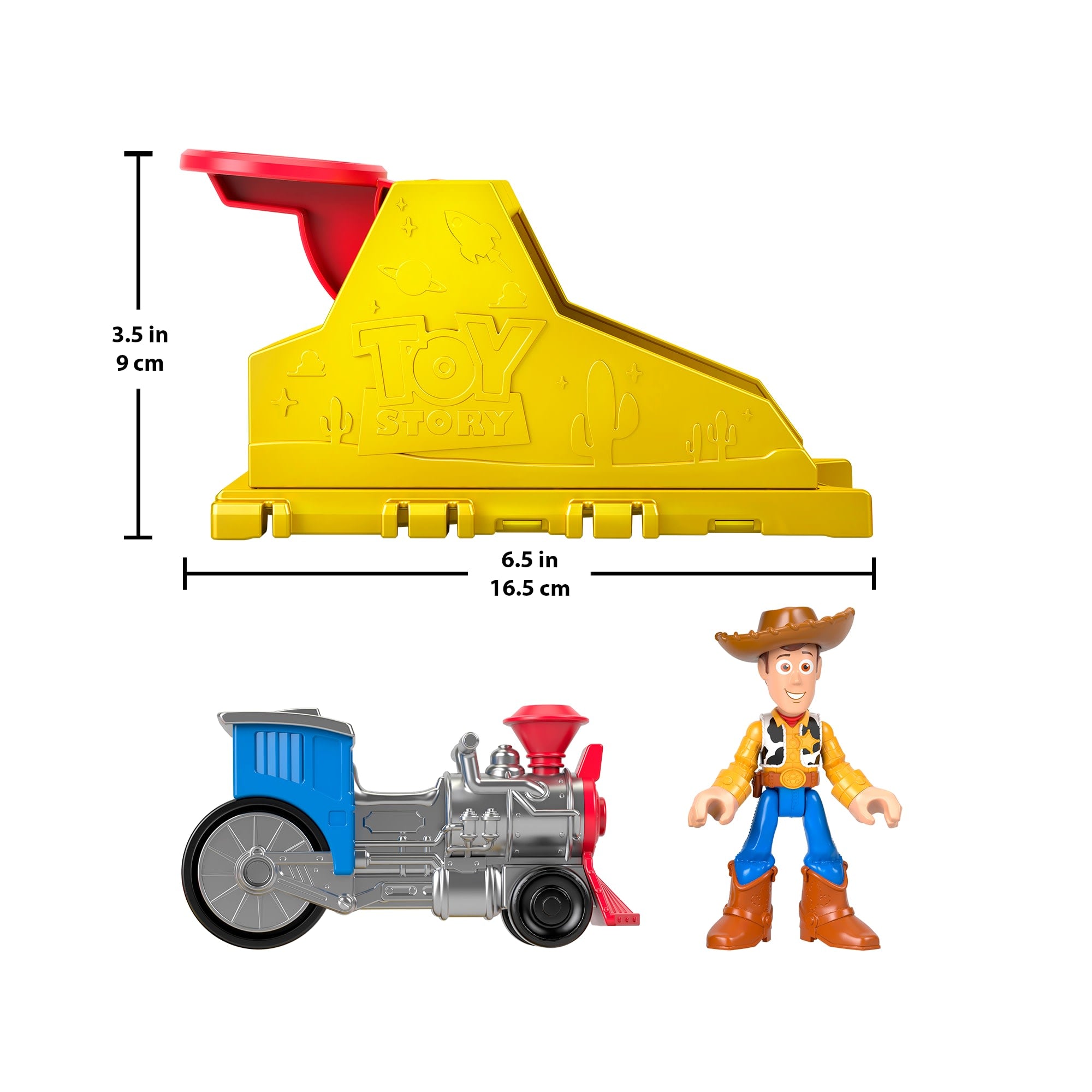 Imaginext Launcher Set With Woody Figure. Inspired By Disney And Pixar Toy Story - Image 6