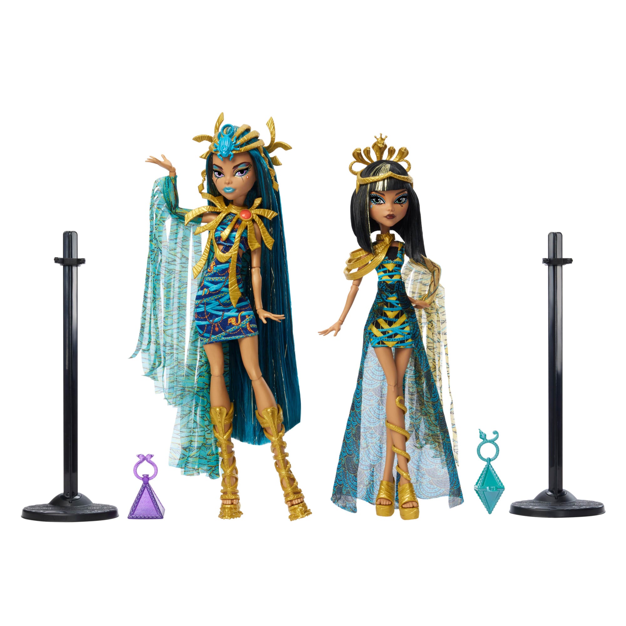 Monster High Mummy Majesties Cleo and Nefera De Nile Collectible Doll Two-Pack - Image 6
