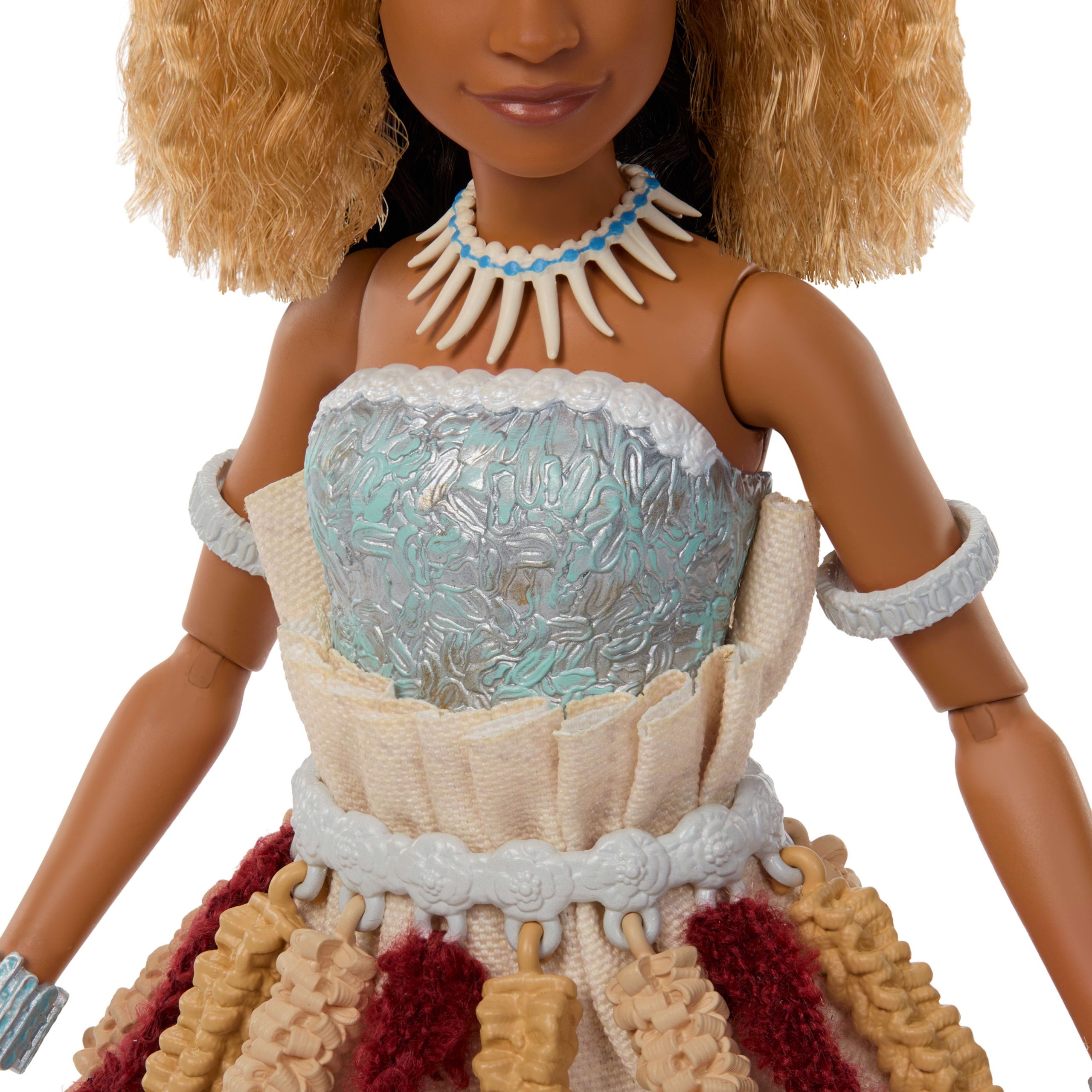 Poupée Mode Moana Disney Collector en Tenue Cérémonielle du Film en Prise de Vues Réelles Avec Coquillage - Image 3