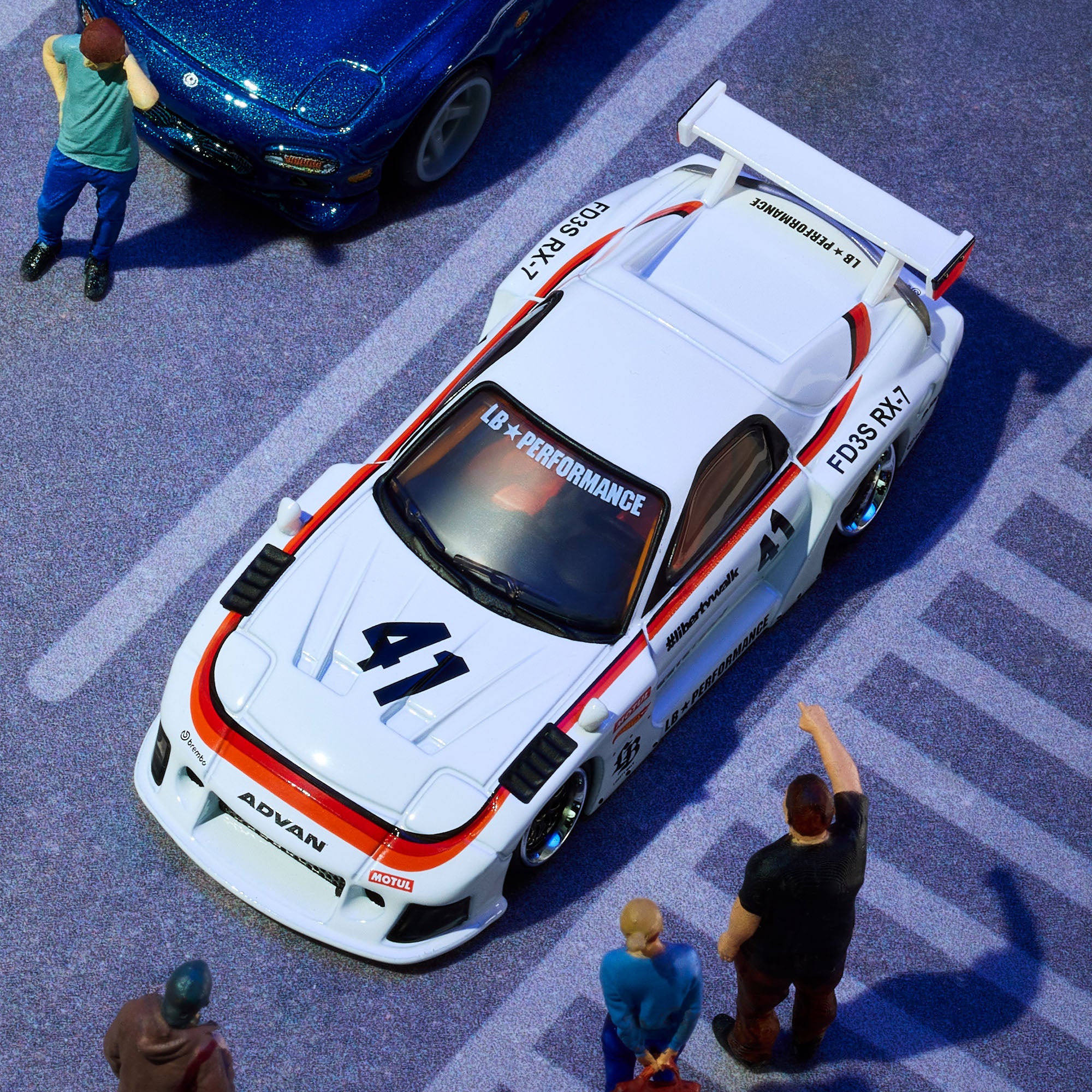 Hot Wheels Elite 64 Mazda RX-7 Liberty Walk - Image 5