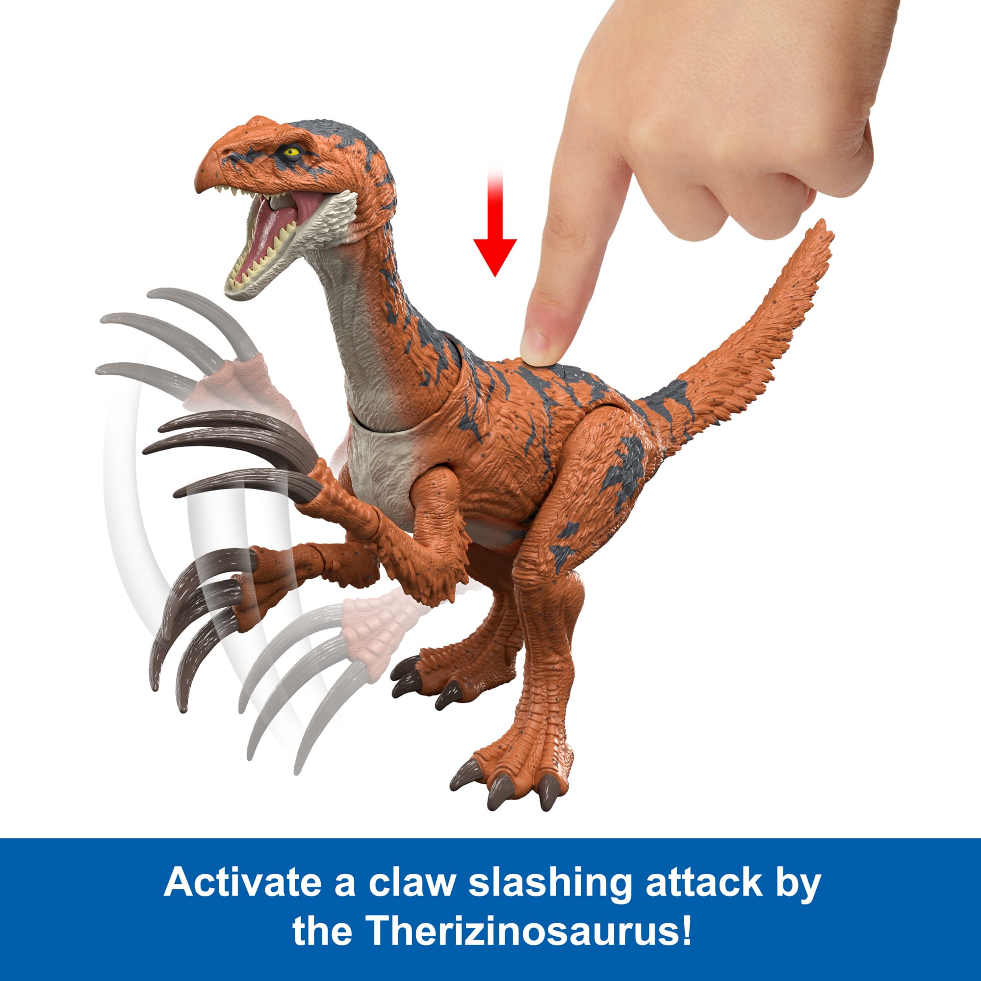 Jurassic World 2-Pack Of Dinosaur Figures Giganotosaurus & Therizinosaurus. Attack Actions - Image 3