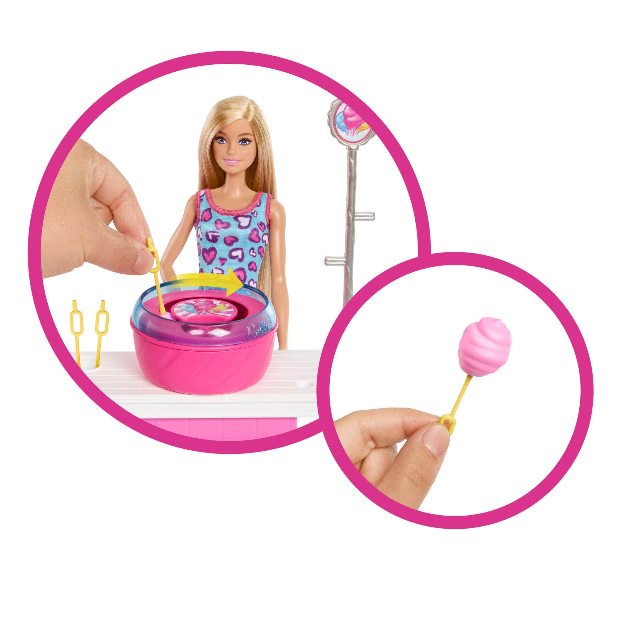 Barbie Conjunto de Brinquedo Os Mistérios da Barbie: Detetives da Praia Estação de Algodão - Image 3