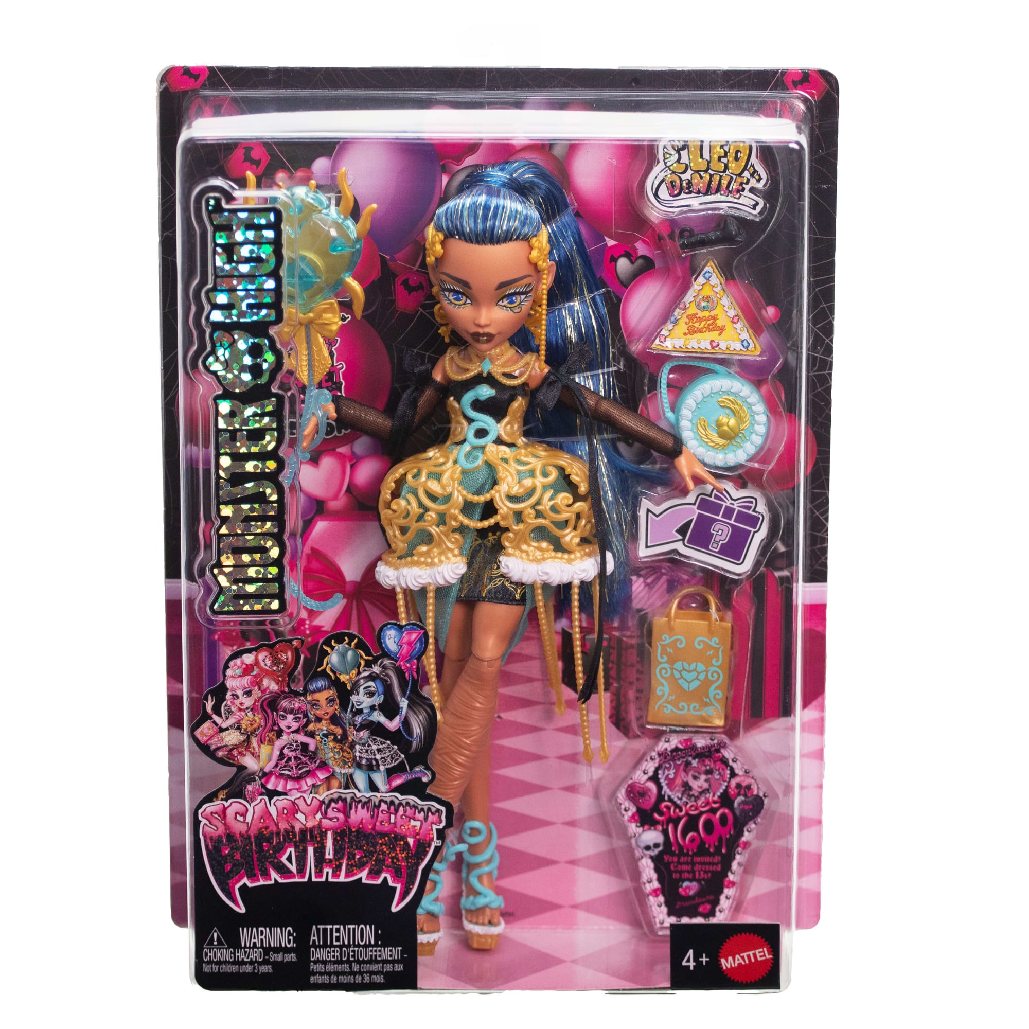Monster High-Poupée Cleo de Nile Monstrueux Anniversaire - Image 6