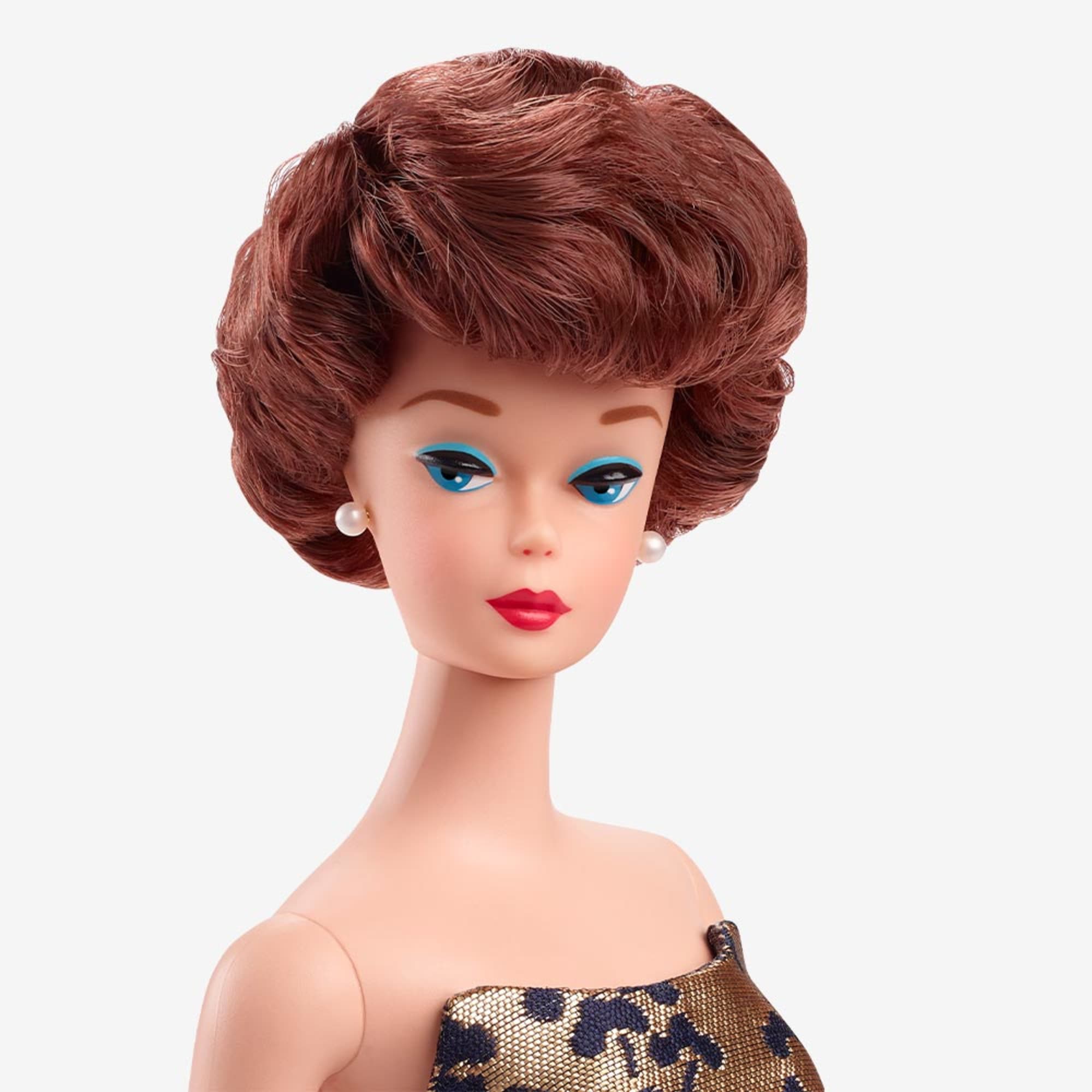 1961 Brownette Bubble Cut Barbie Doll Reproduction - Image 4