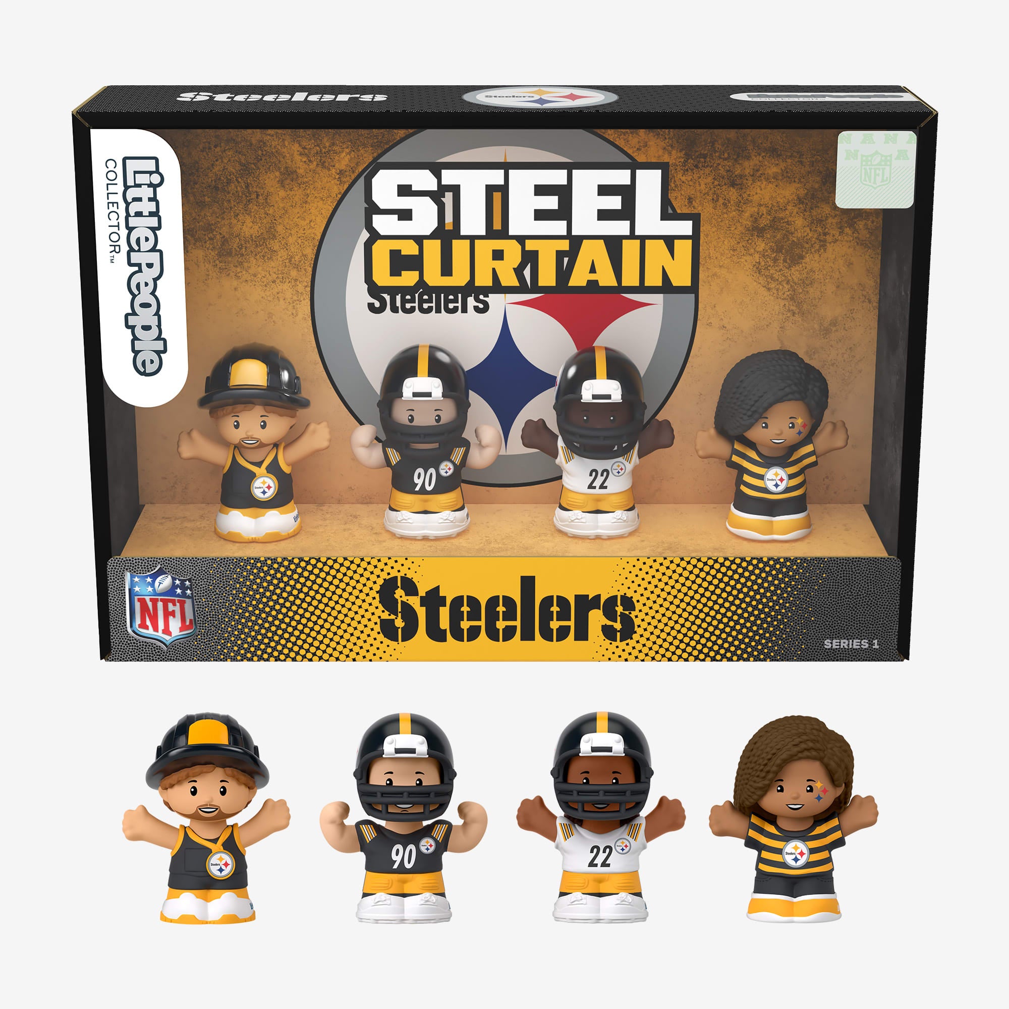 Little People Collector x NFL Pittsburgh Steelers Set - Image 5