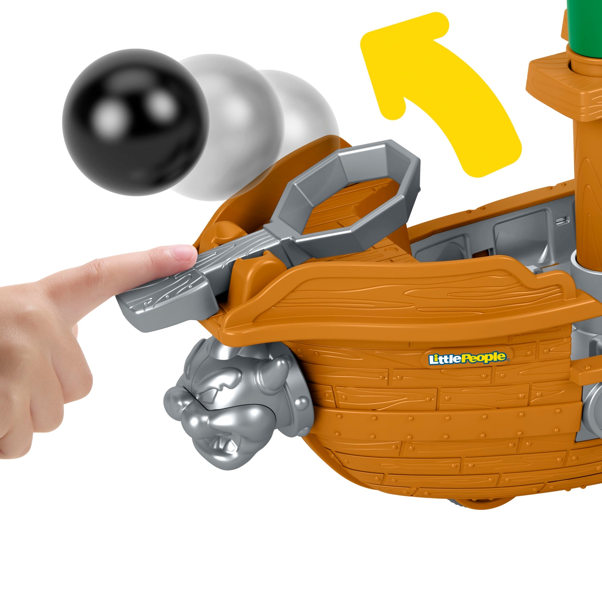 Fisher-Price-Coffret La Forteresse Volante de Bowser Little People - Image 3