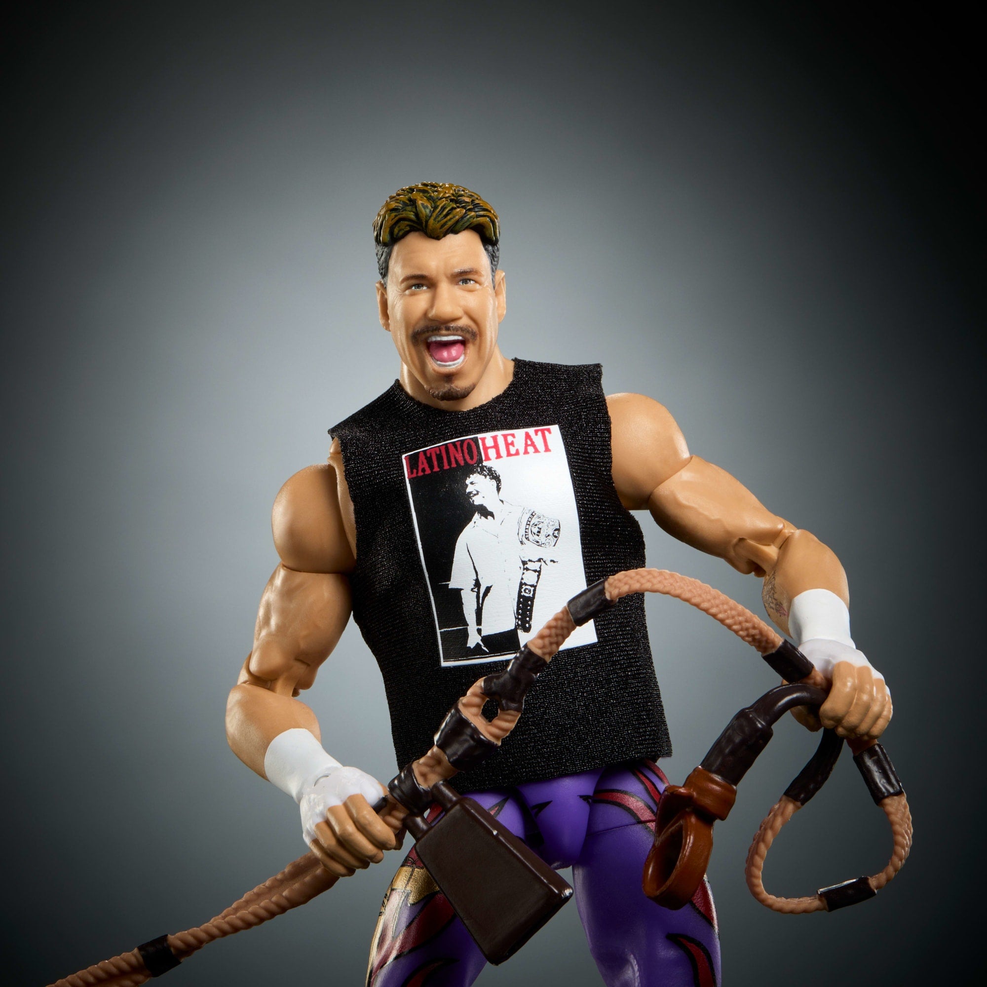 WWE Ultimate Edition Eddie Guerrero Action Figure & Accessories Set. 6-Inch Collectible Superstar - Image 4