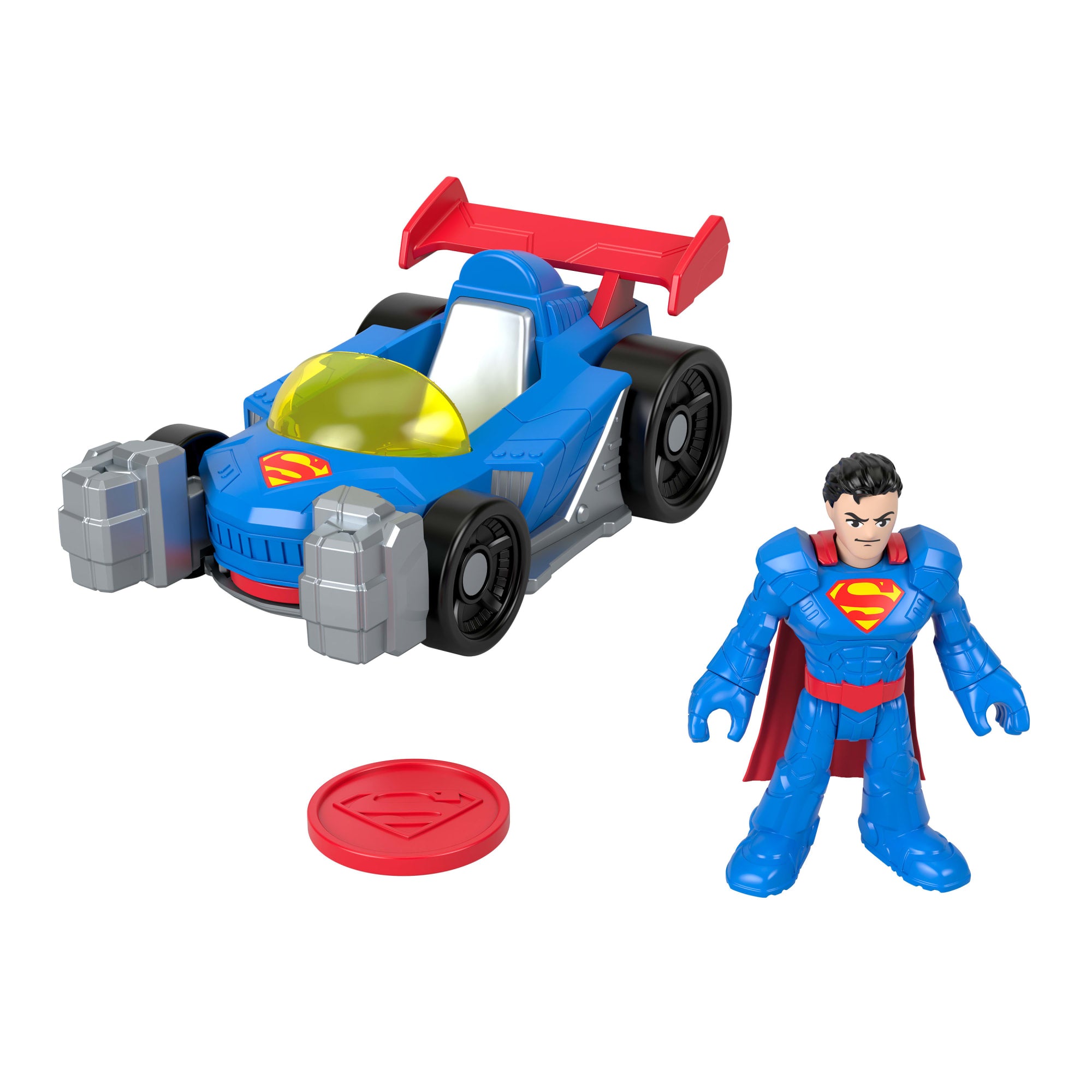 Imaginext DC Super Friends Figura de Ação Superman e Veículo