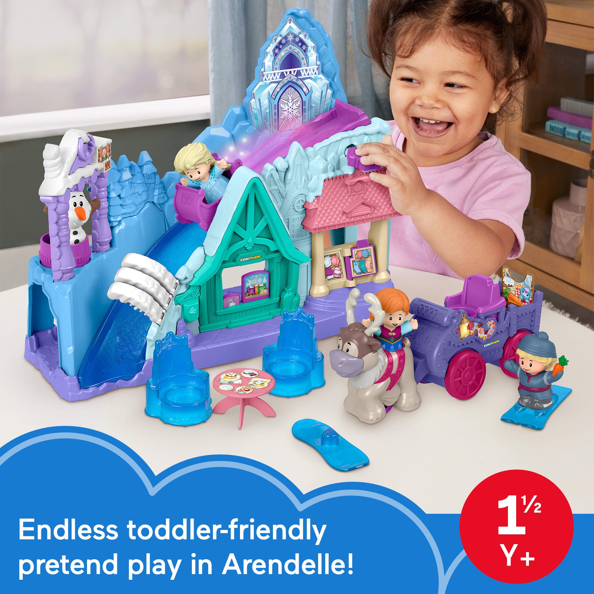 Fisher-Price Little People Disney Frozen Arendelle Adventures Playset With Figures For Toddlers - Image 2