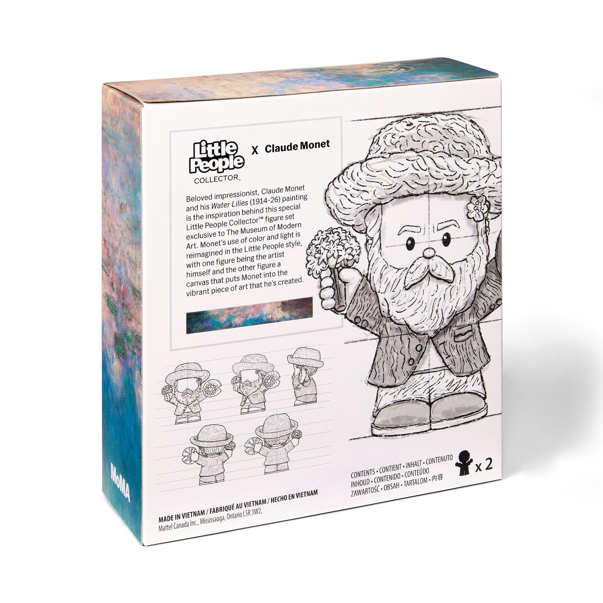Little People Collector x MoMA Claude Monet Figure Set - Image 13