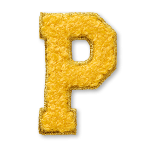 AG™ Letter P Stick-On Patch