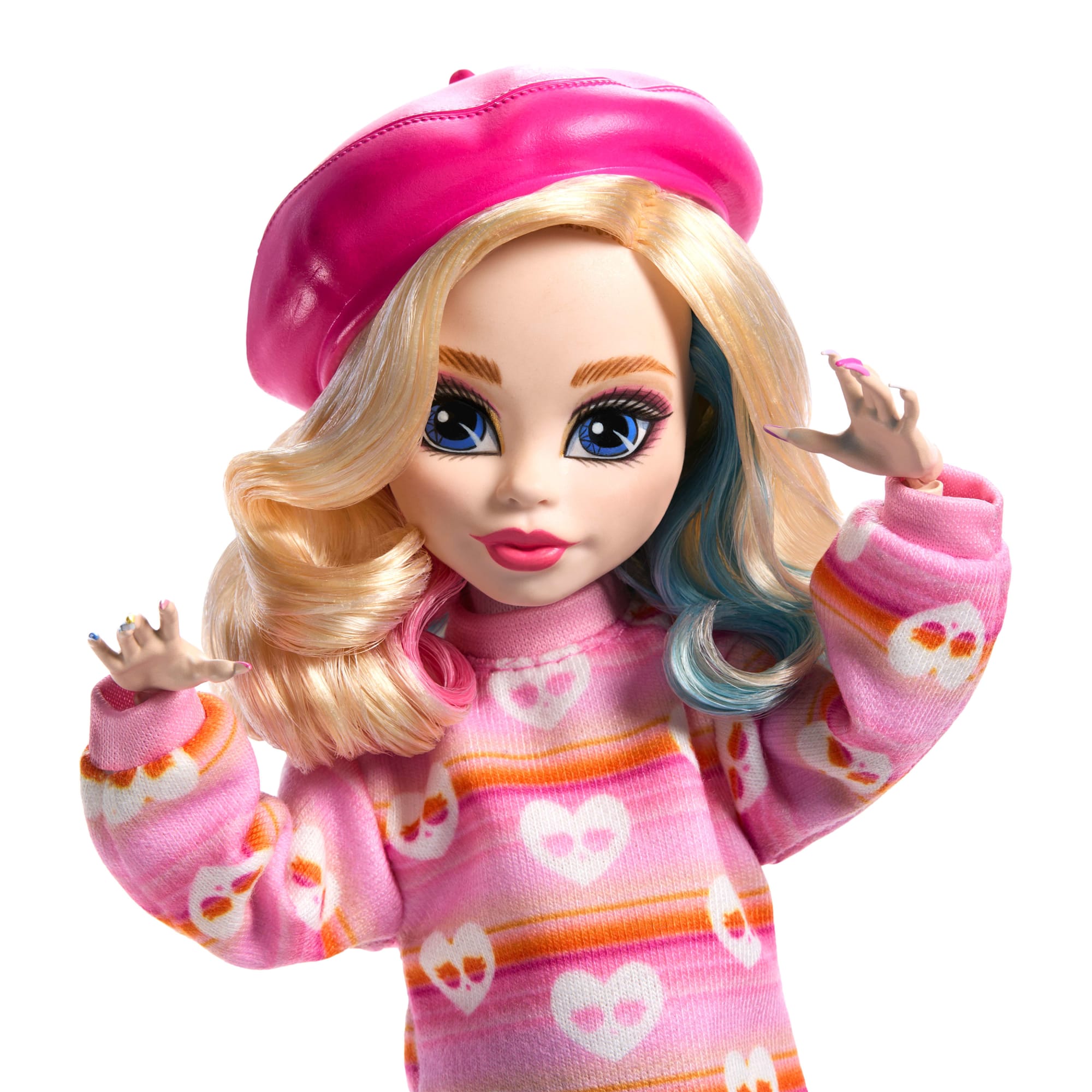 Monster High Wednesday Collectible Doll. Enid Sinclair in Pink Fashion With Accessories - Image 3