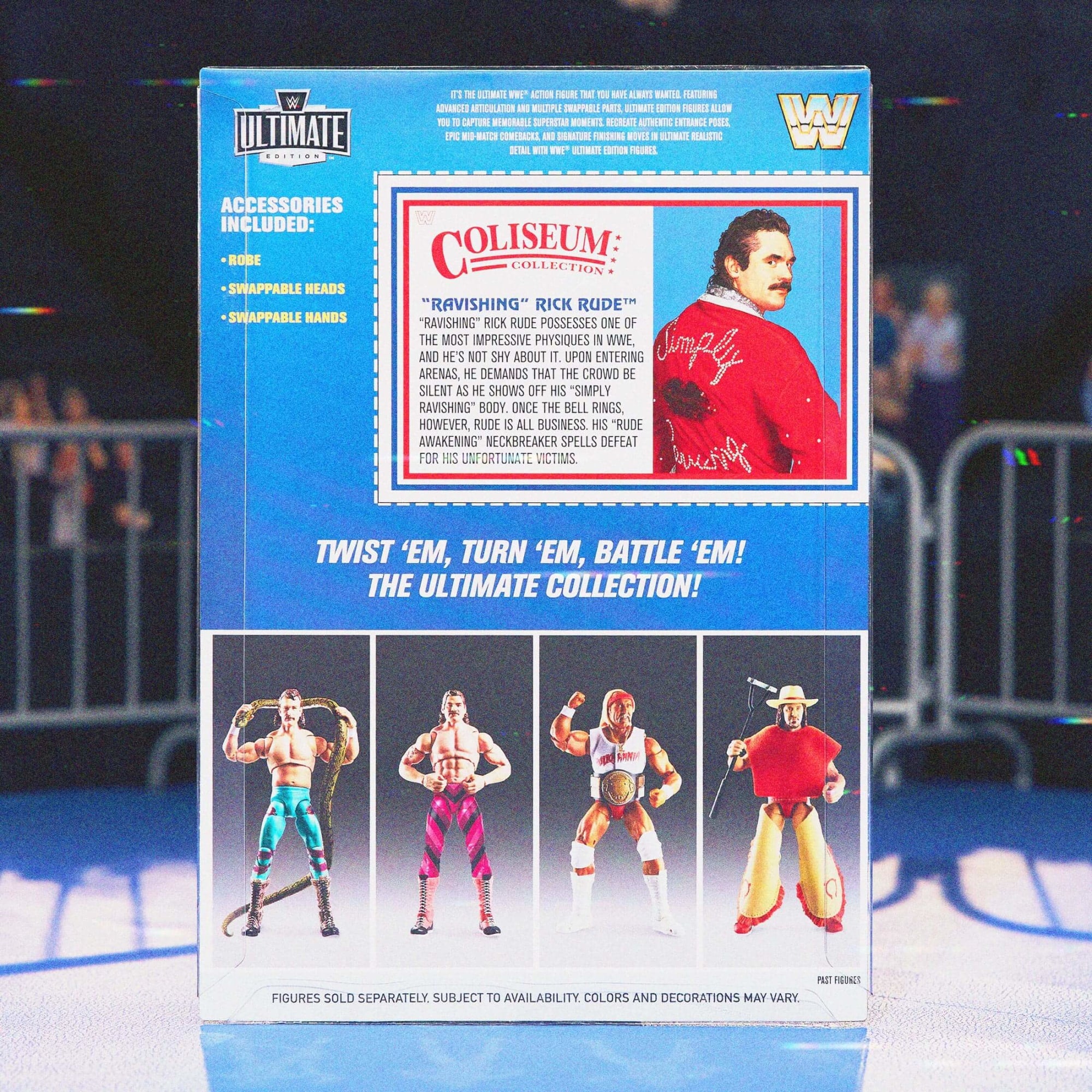 WWE Action Figure Ultimate Edition Coliseum Collection Jake The Snake Roberts & Ravishing Rick Rude 2-Pack - Image 9
