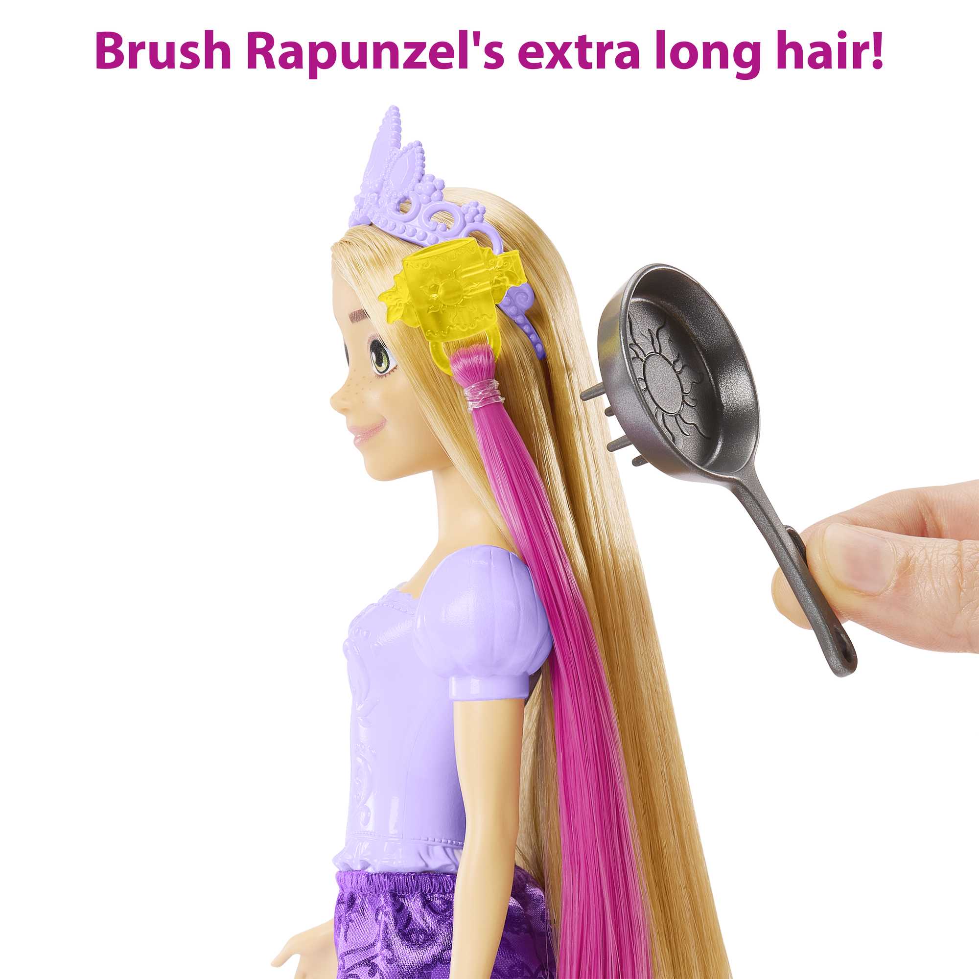 Disney Princess Toys. Rapunzel Fairy-Tale Hair™ Doll and Accessories - Image 4