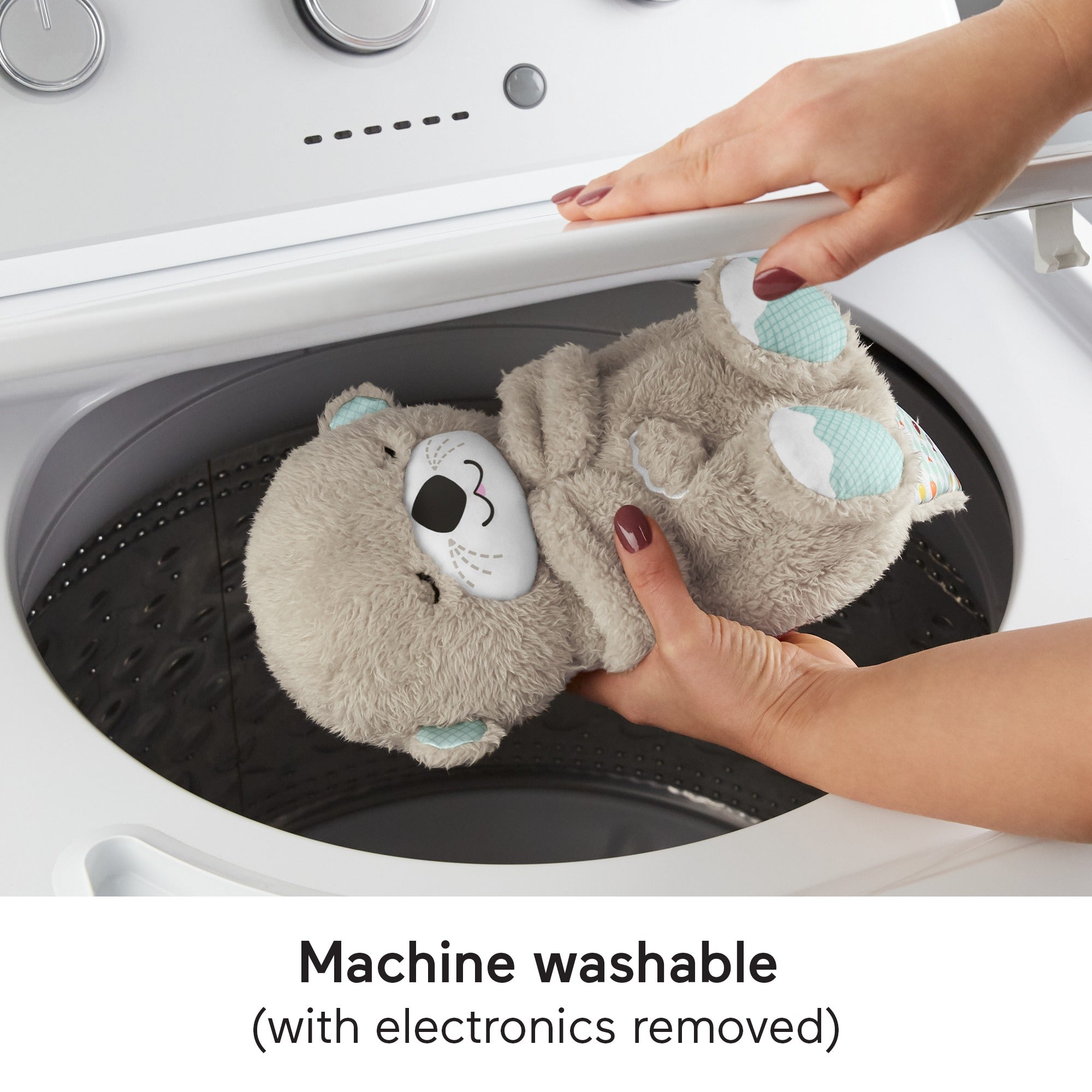 Fisher-Price Soothe 'n Snuggle Otter. Plush Baby Toy. Sound Machine With Breathing Motion - Image 5