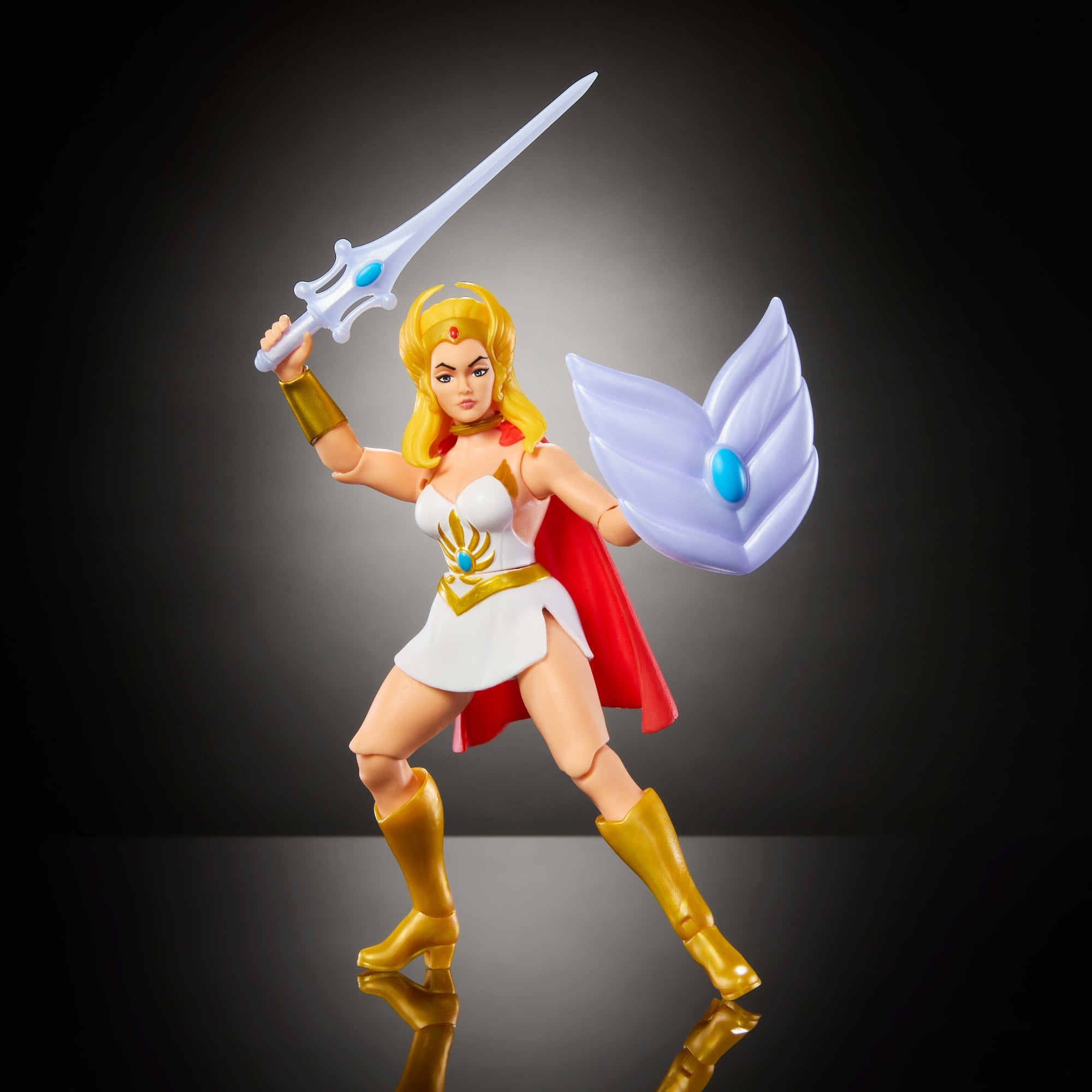 Masters of the Universe Origins Figura de Acción Cartoon Collection She-Ra de 5.5 pulgadas - Image 4