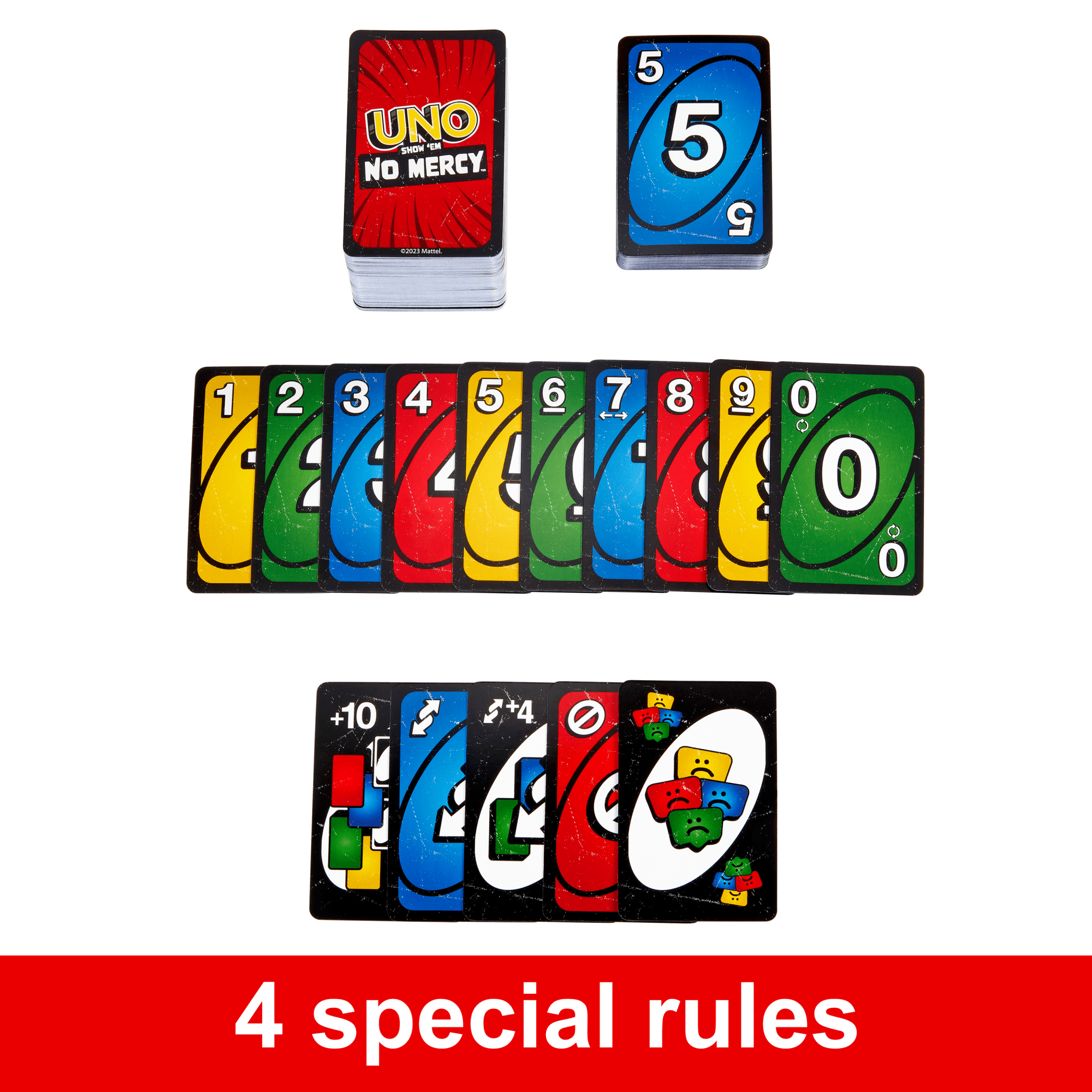 UNO Show 'Em No Mercy Card Game For Kids. Adults & Family Night. Parties And Travel - Image 3