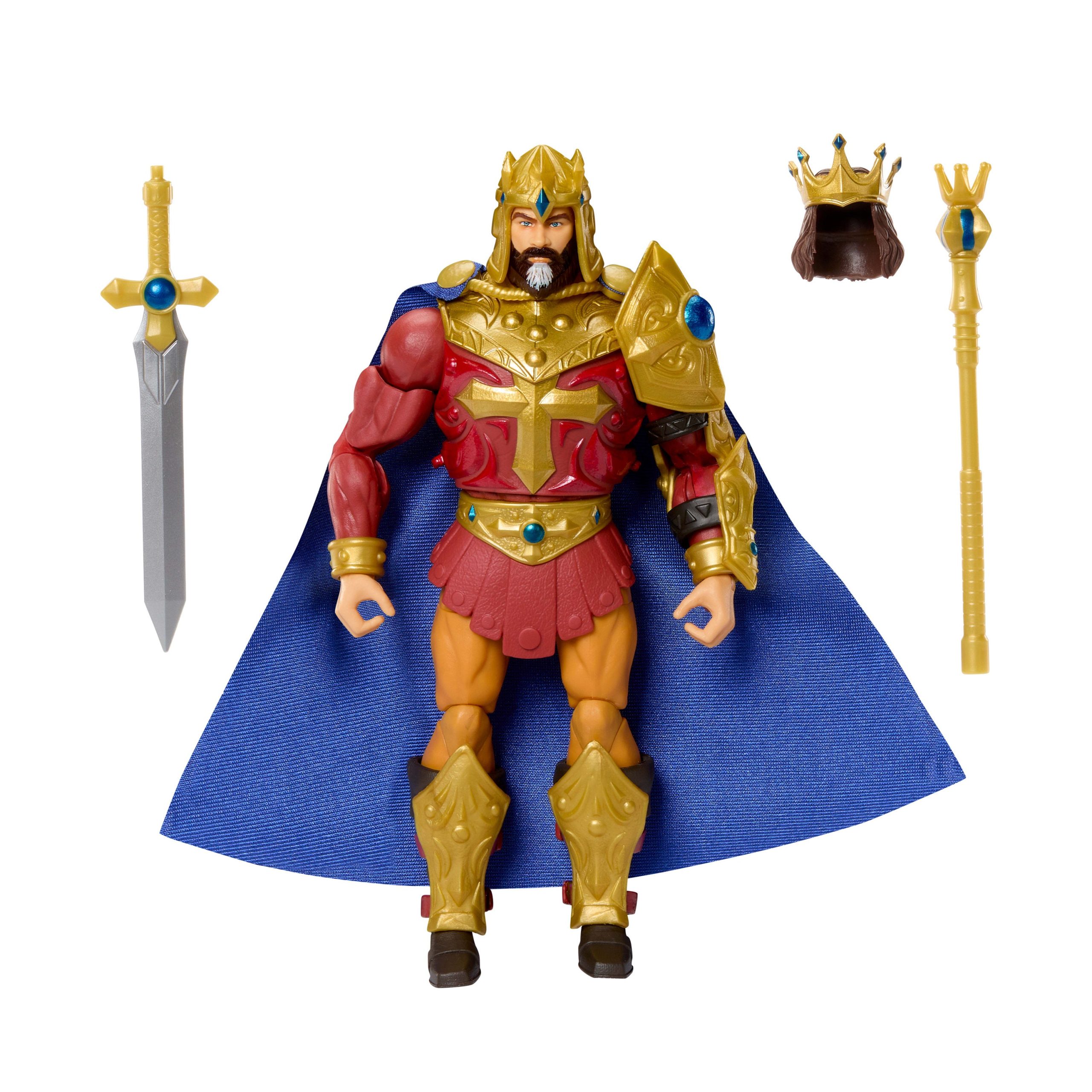 Masters Of The Universe Masterverse New Eternia King Randor MOTU Action Figure Toy. 30 Articulations