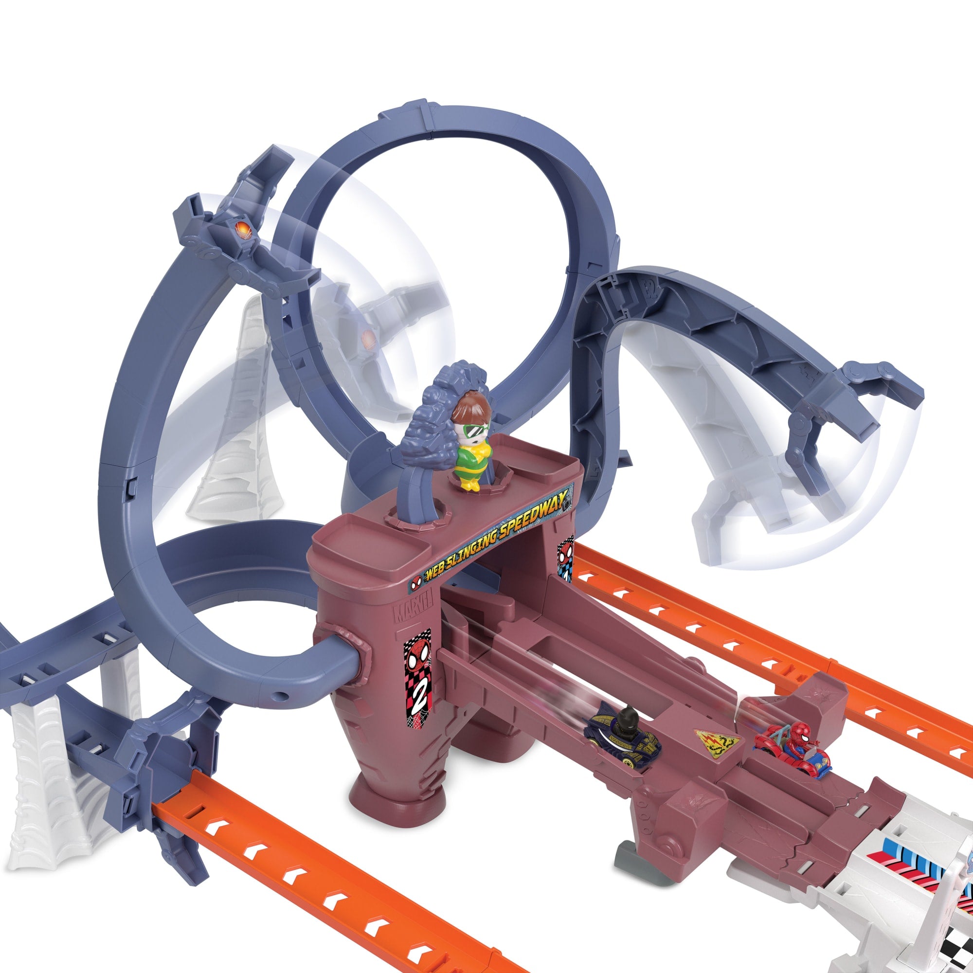 Hot Wheels Racerverse Piste de Course Mobile de Spiderman Coffret - Image 4