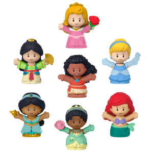 Fisher-Price Little People Disney Princess Toys. 7-Figure Pack For Toddlers And Preschool Kids