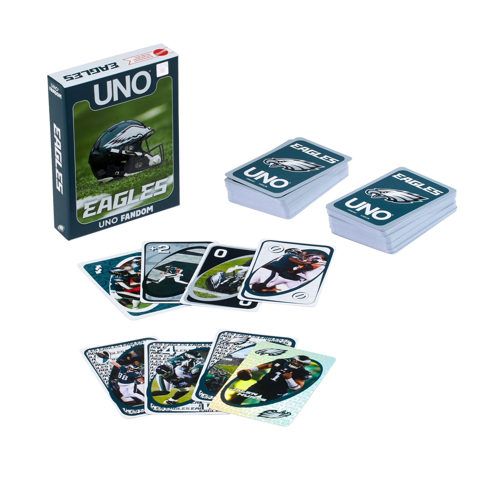 UNO Fandom NFL Philadelphia Eagles Game Deck - Image 2