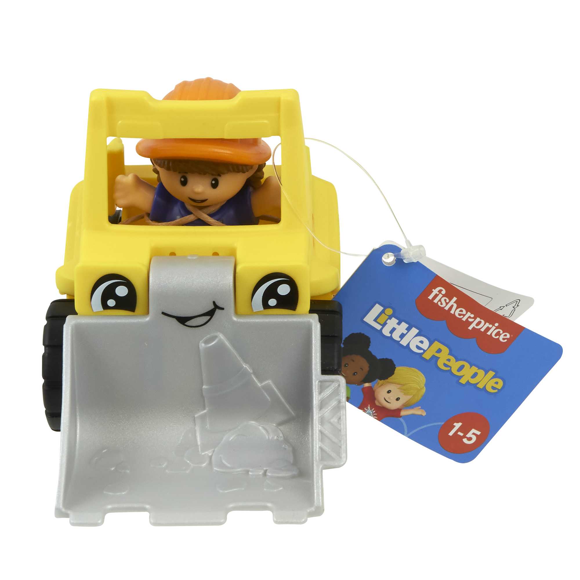 Fisher-Price Little People Bulldozer Construction Toy & Figure Set For Toddlers. 2 Pieces - Image 6