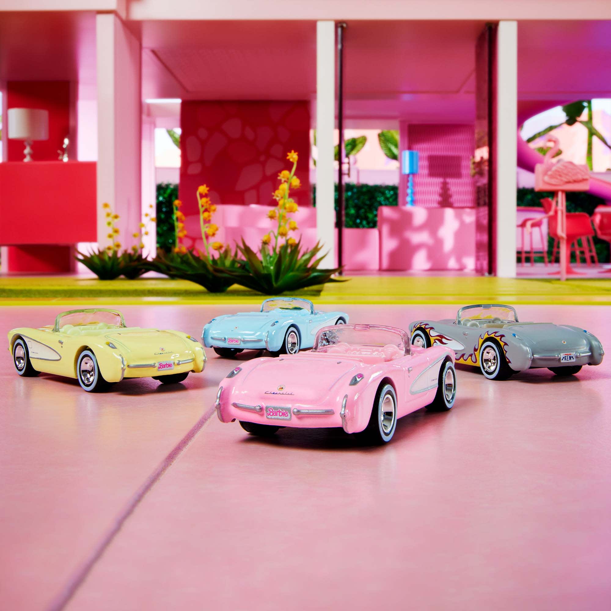 Barbie The Movie Hot Wheels Corvette 4-Pack - Image 2