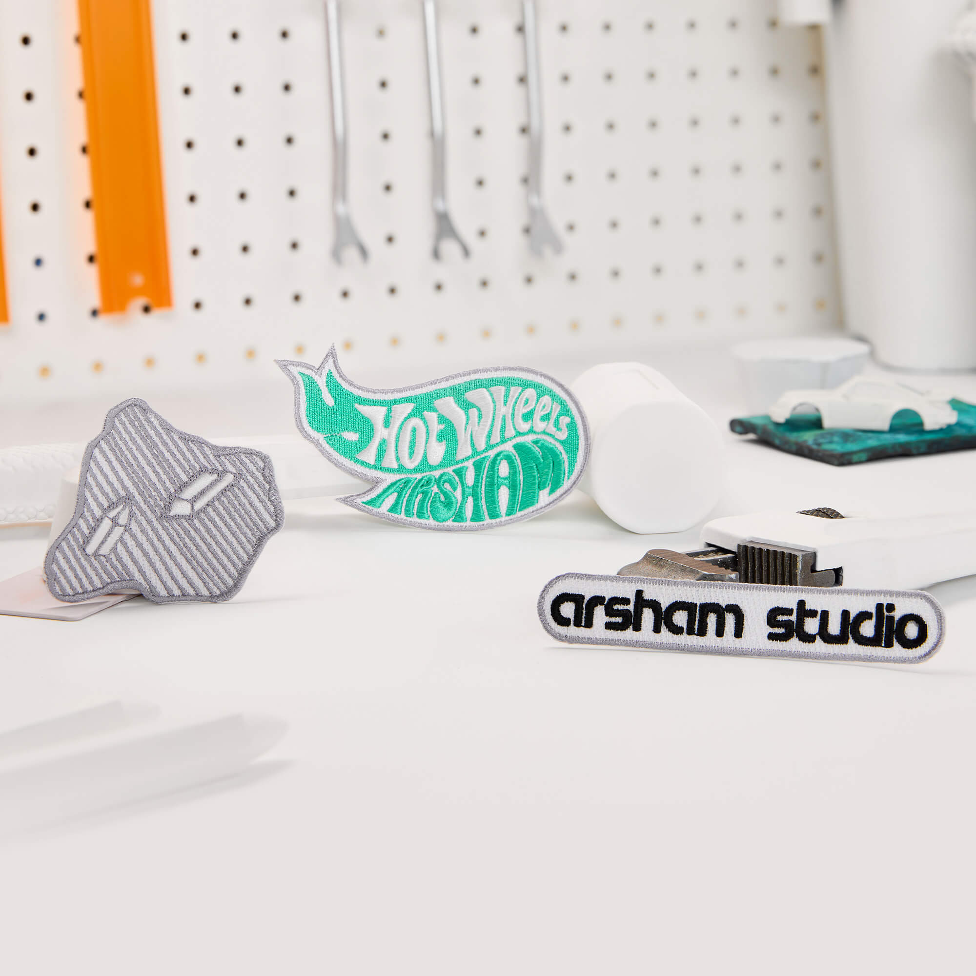 Hot Wheels x Daniel Arsham Patches & Sticker Set - Image 3