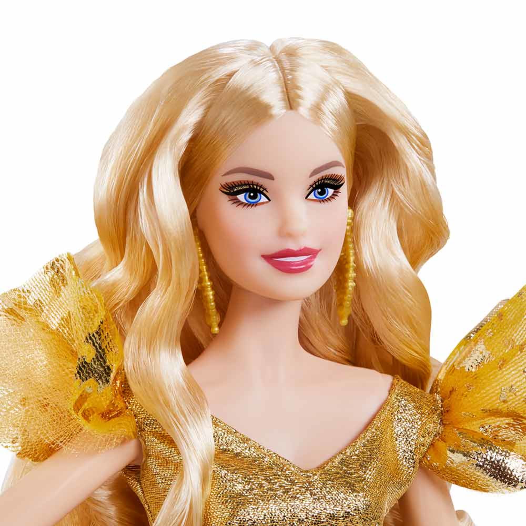 2020 Holiday Barbie Doll. Blonde Long Hair - Image 4