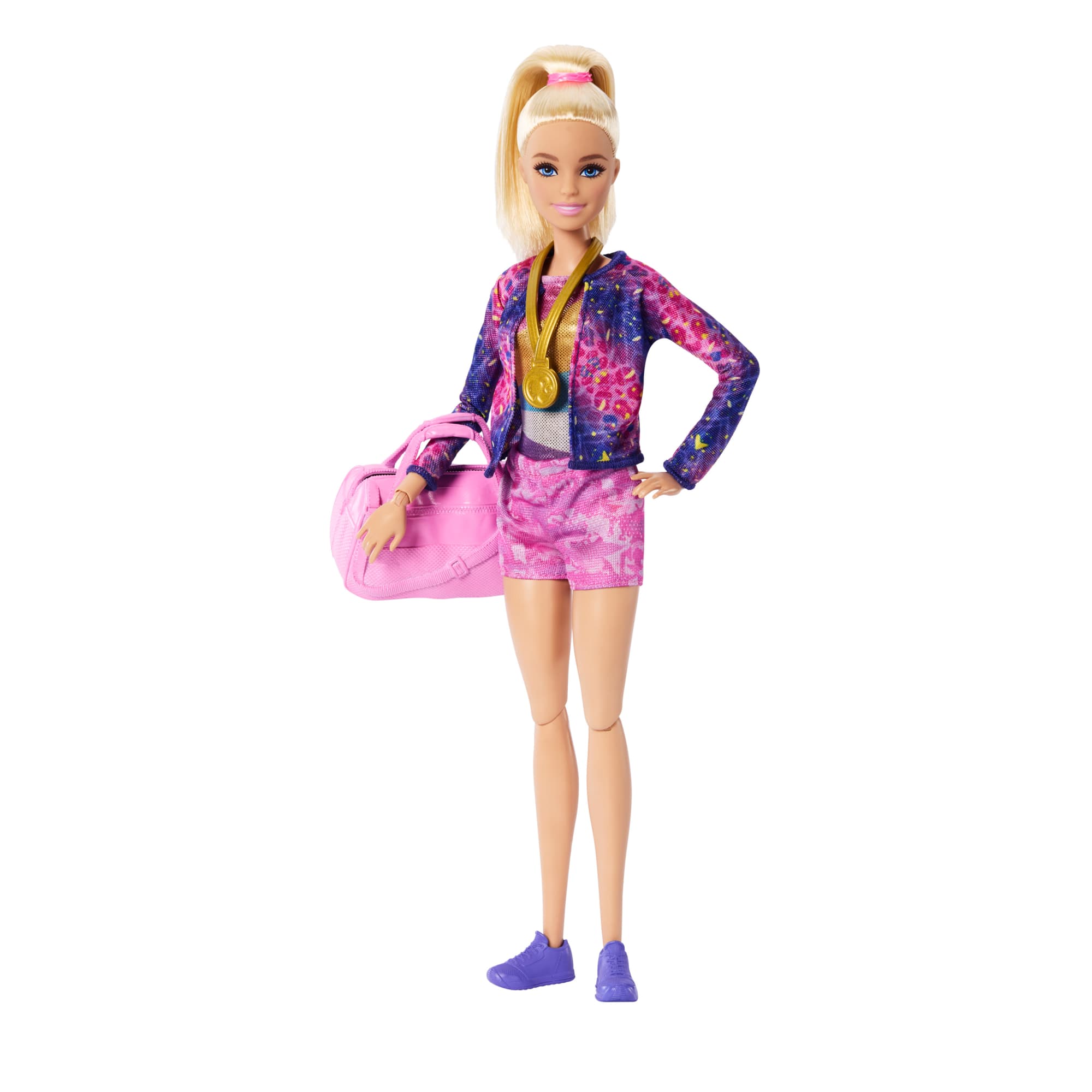 Barbie Profissões Conjunto de Brinquedo Ginasta Cabelo Loiro - Image 4