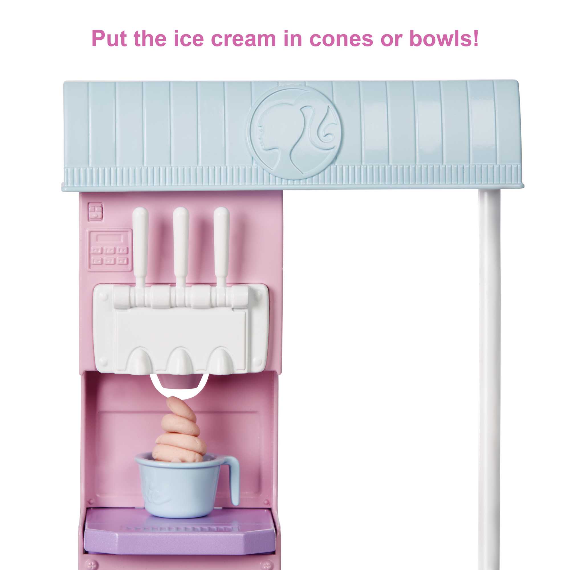 Barbie Ice Cream Shop Playset - Image 3