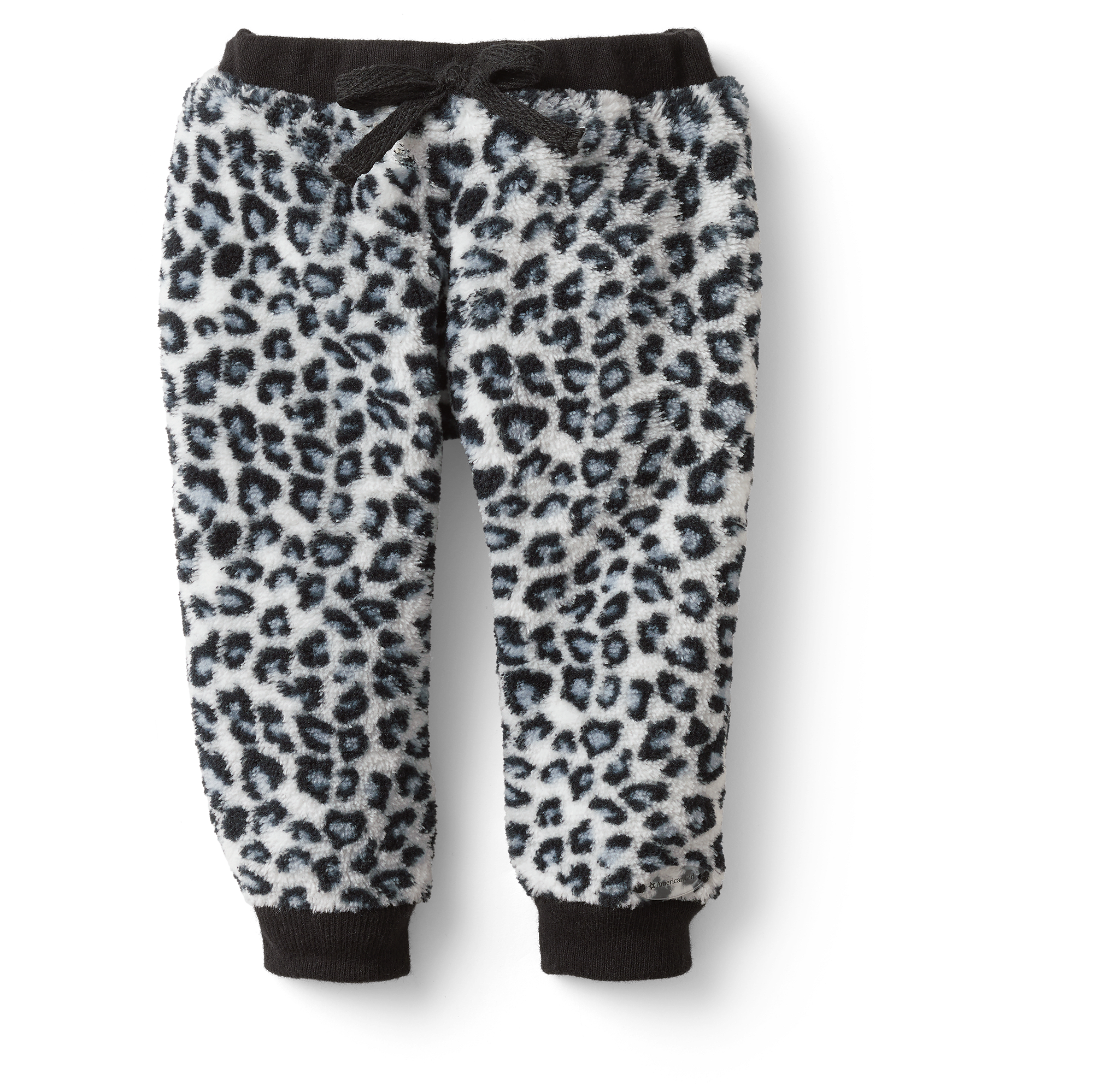 Snow Leopard Joggers for 18-inch Dolls