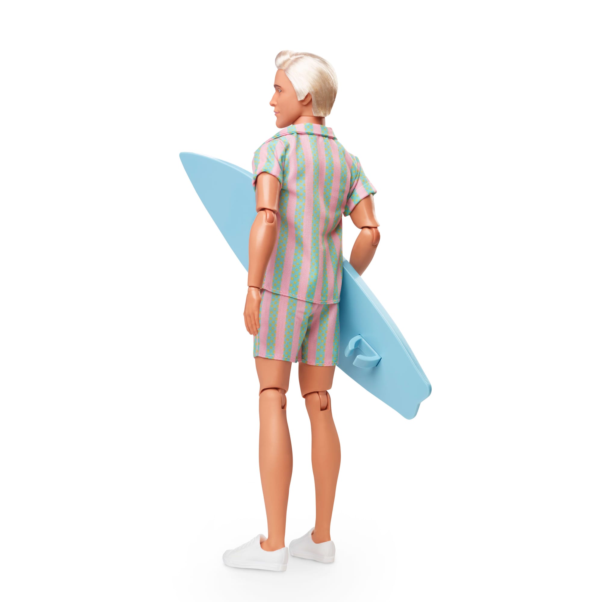 Barbie Ken du Film Barbie Poupée Avec ensemble de Plage Rayé - Image 5