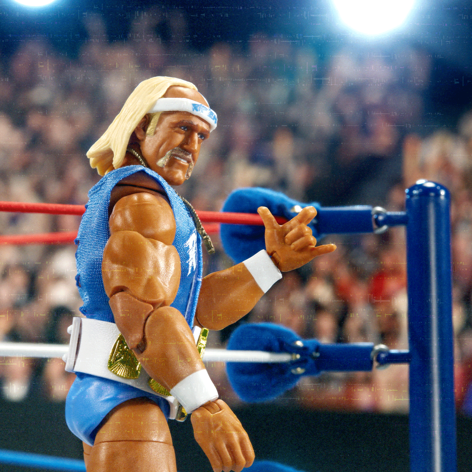 WWE No Holds Barred Ultimate Edition Hulk Hogan & Zeus Collectible Figures - Image 5