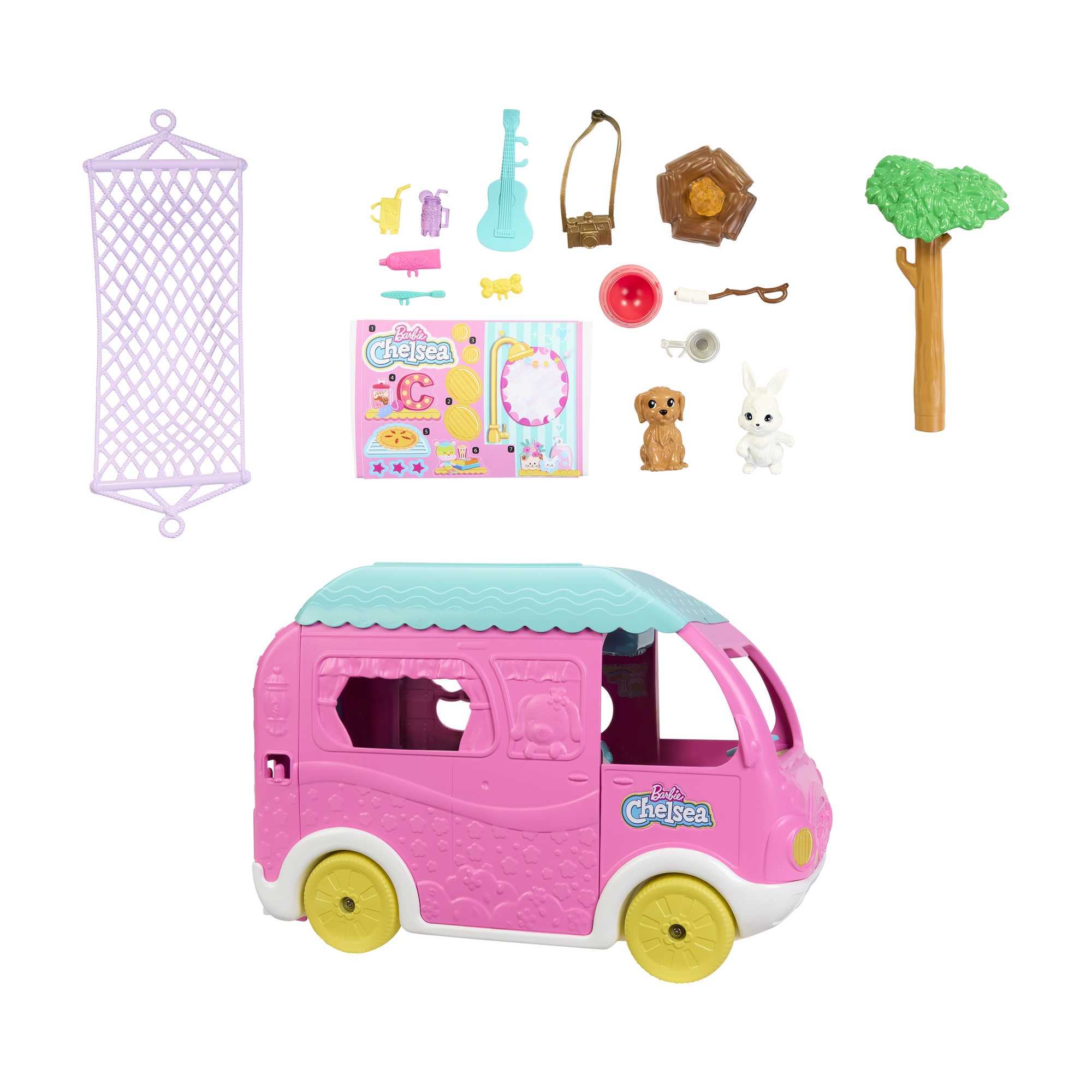 Barbie-Camping-Car 2 en 1 de Chelsea-Coffret - Image 3