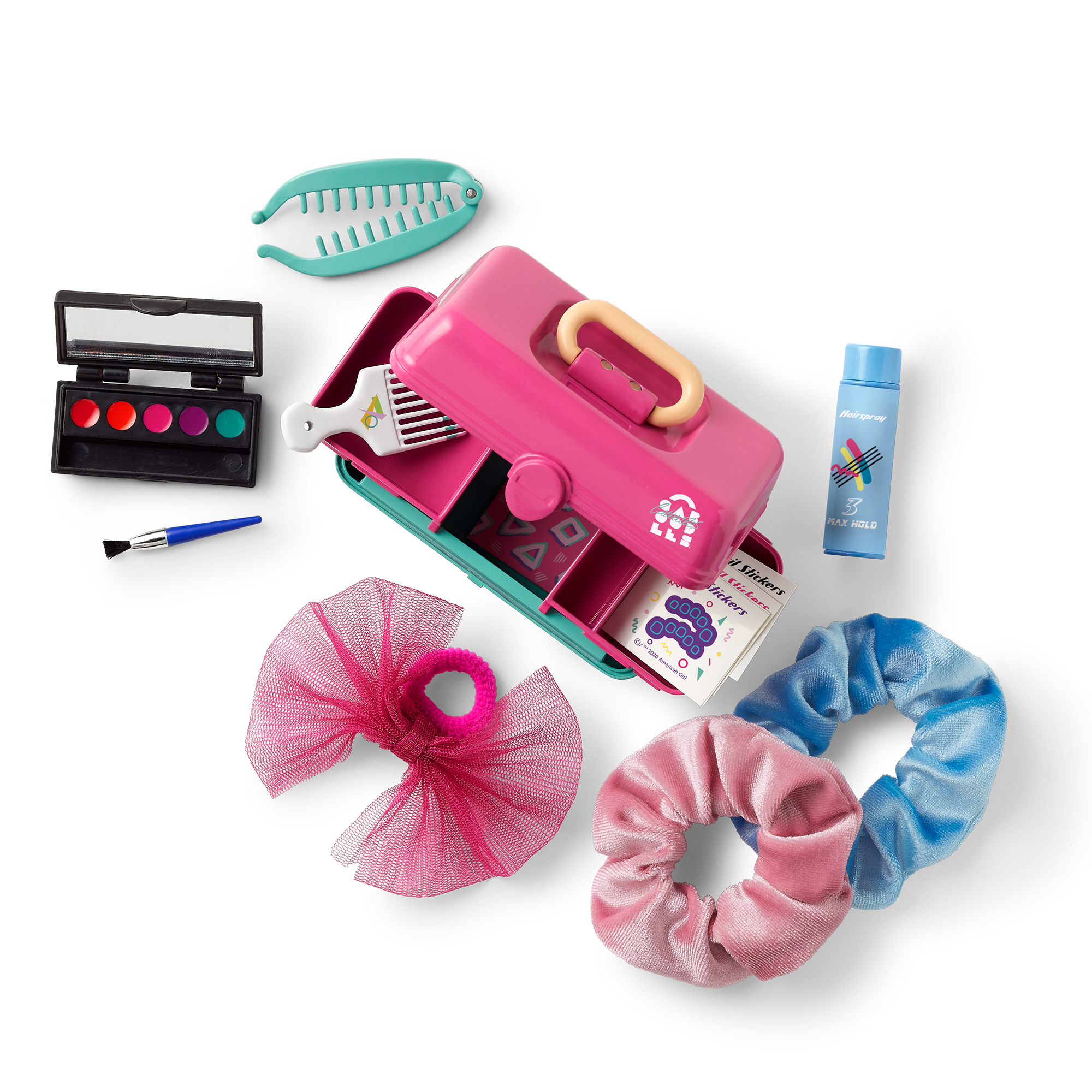 Courtney's™ Caboodles® & Hair Accessories Kit for 18-inch Dolls (Historical Characters) - Image 2
