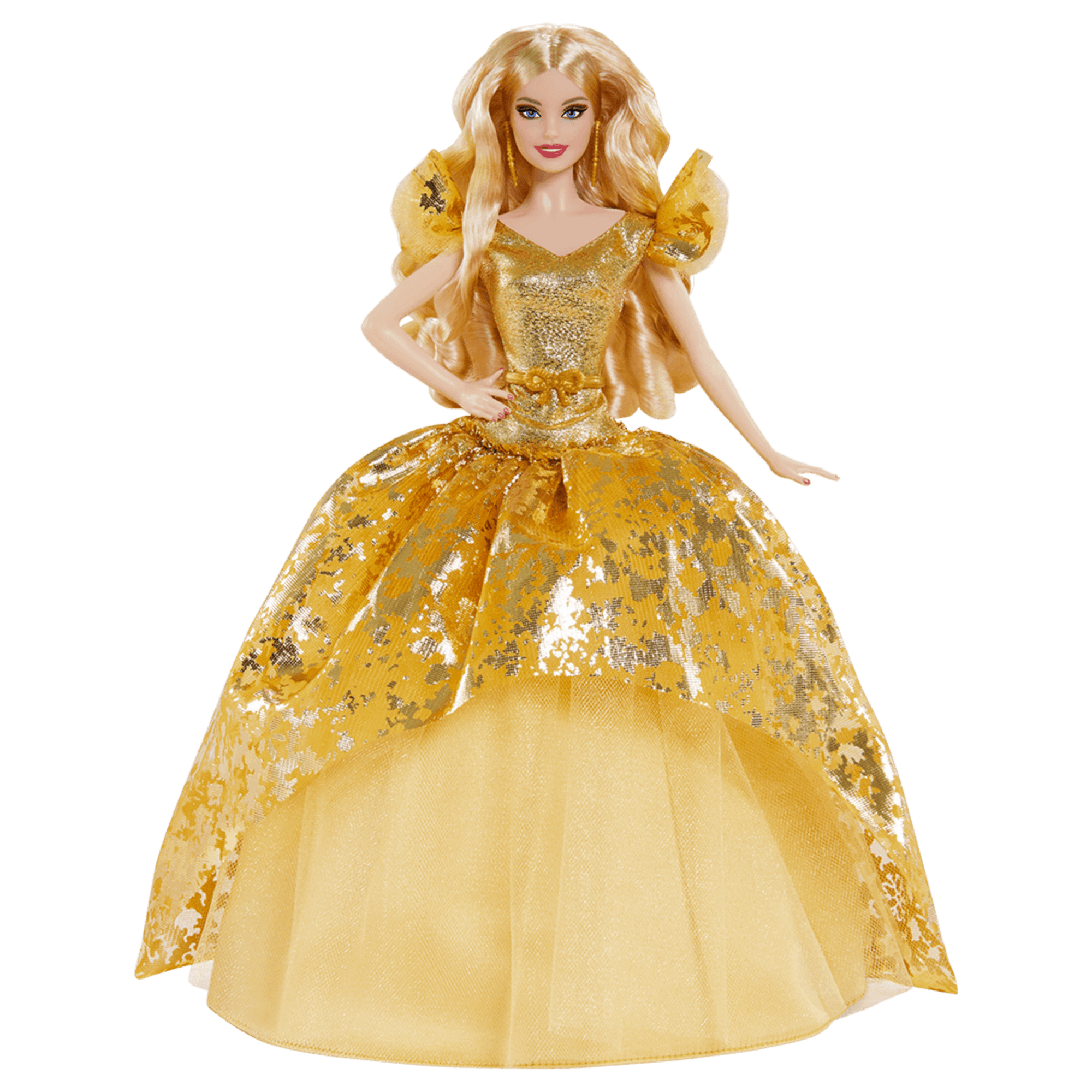 2020 Holiday Barbie Doll. Blonde Long Hair