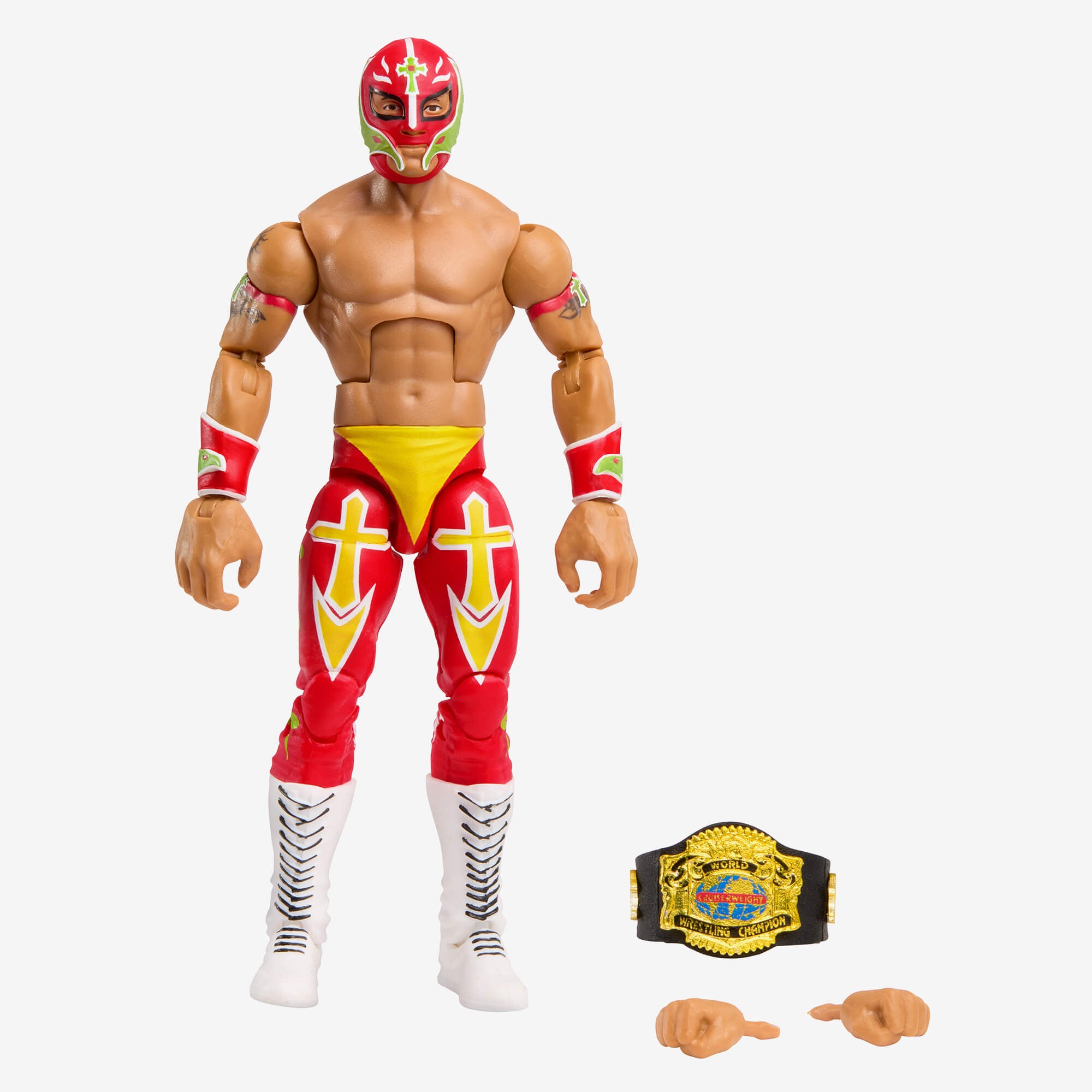 WWE Elite Collection Rey Mysterio Action Figure - Image 5