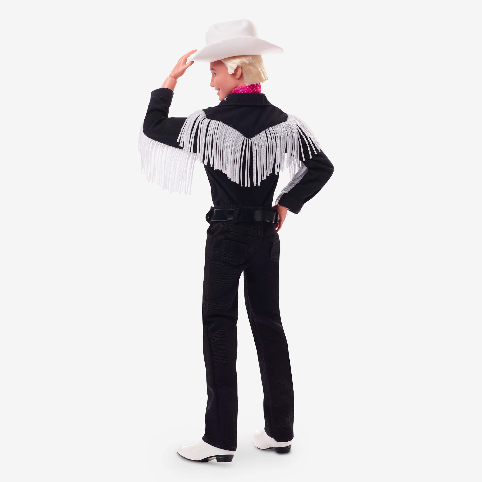 Ken Doll in Black and White Western Outfit – Barbie The Movie - Image 4