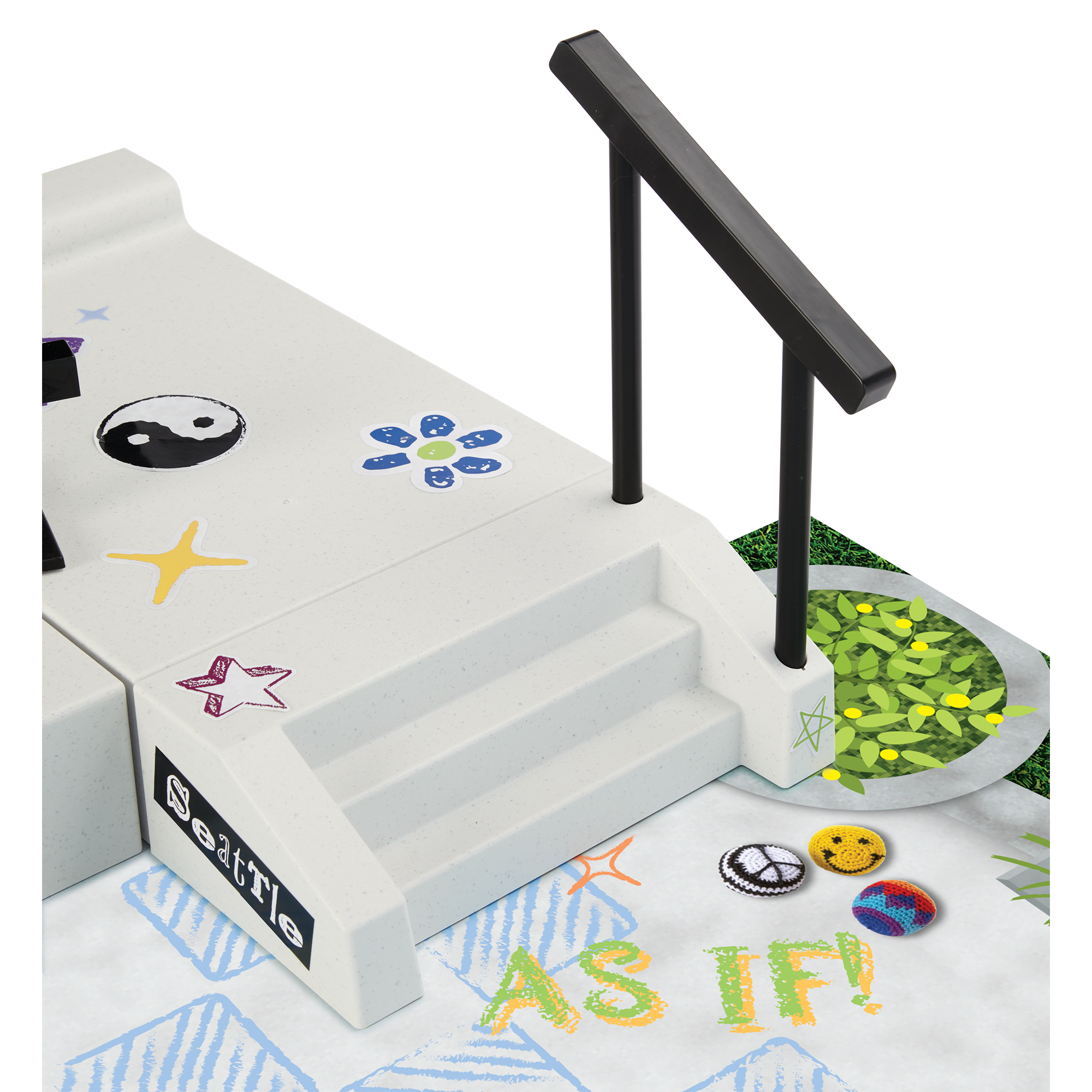 Isabel™ & Nicki's™ 2-in-1 Tennis Court & Skate Spot for 18-inch Dolls (Historical Characters) - Image 4