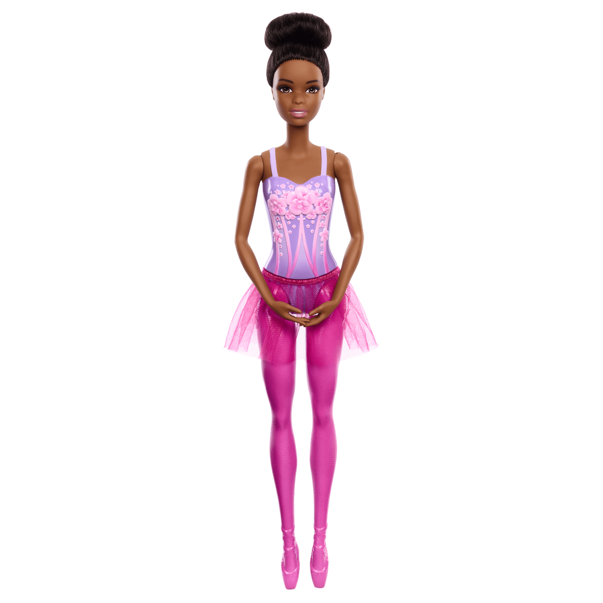 Barbie-Barbie Ballerine-Poupée Brune Avec Tutu Amovible Violet - Image 5
